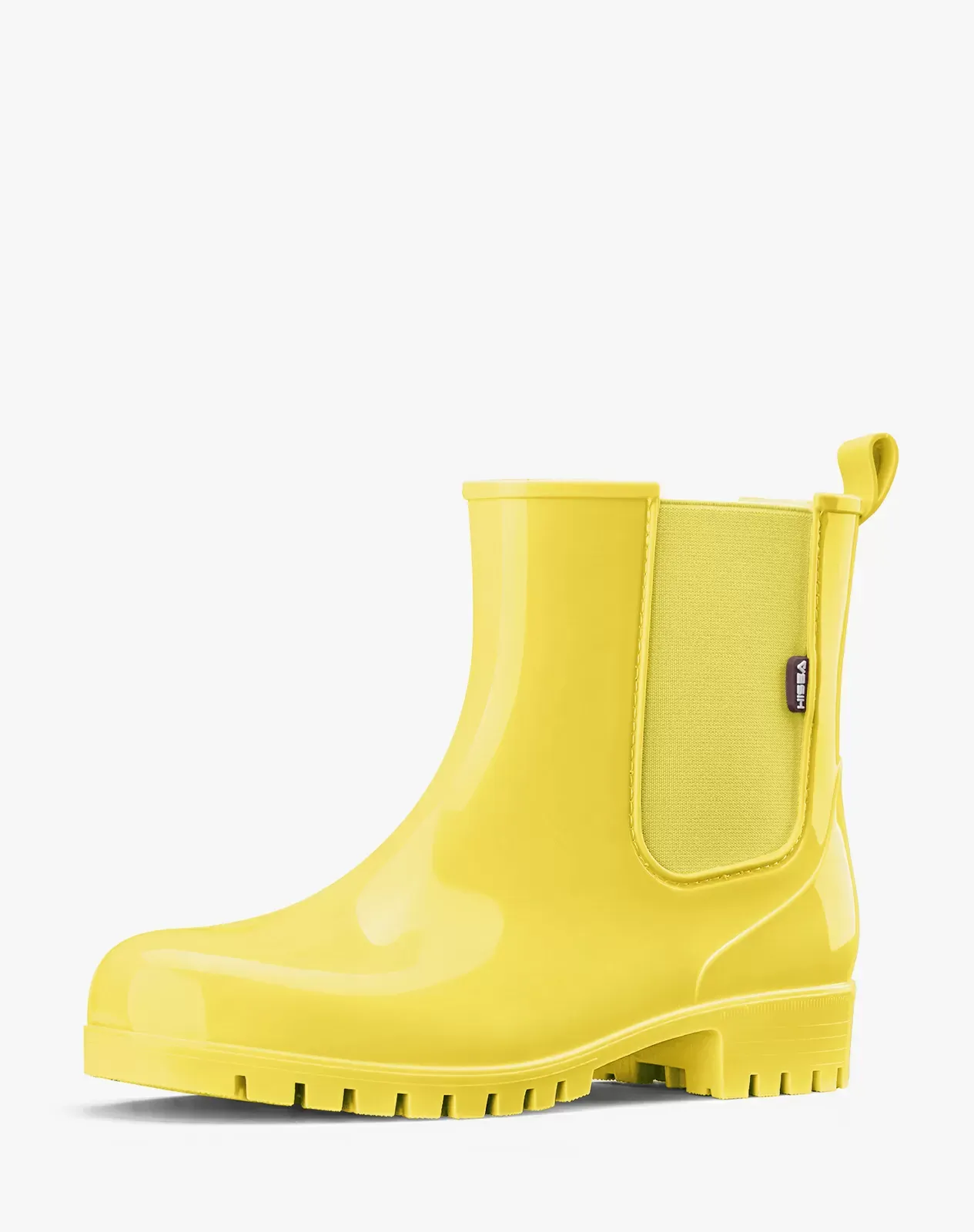 Yellow Women's Ankle Chelsea Rain Boots for XSX70WCP image 2