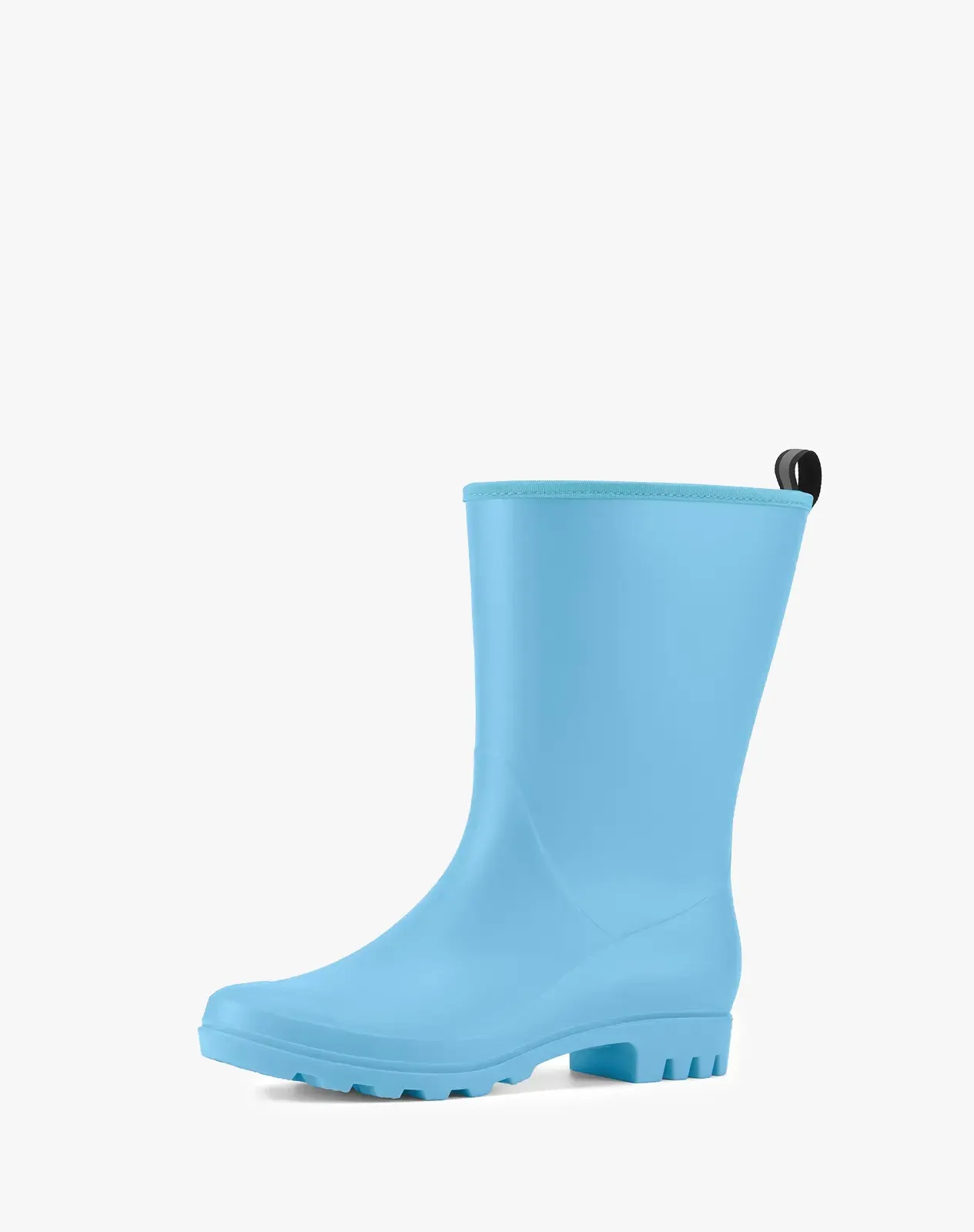 Blue Women's Non-slip Mid-Calf Rain Boots for XSX74WCP image 2