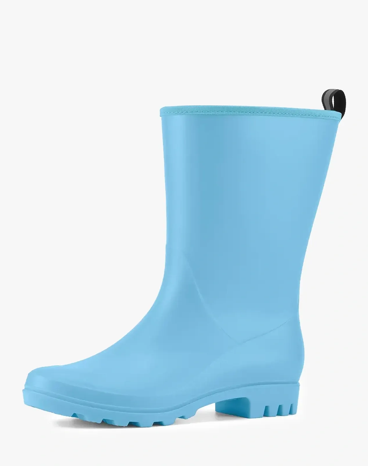Blue Women's Non-slip Mid-Calf Rain Boots for XSX74WCP image 2
