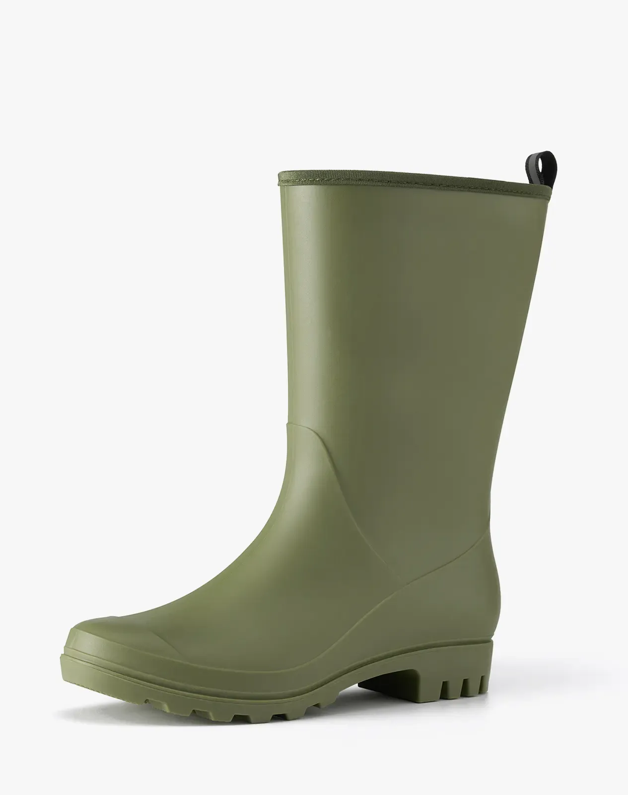 Green Women's Non-slip Mid-Calf Rain Boots for XSX74WCP image 2