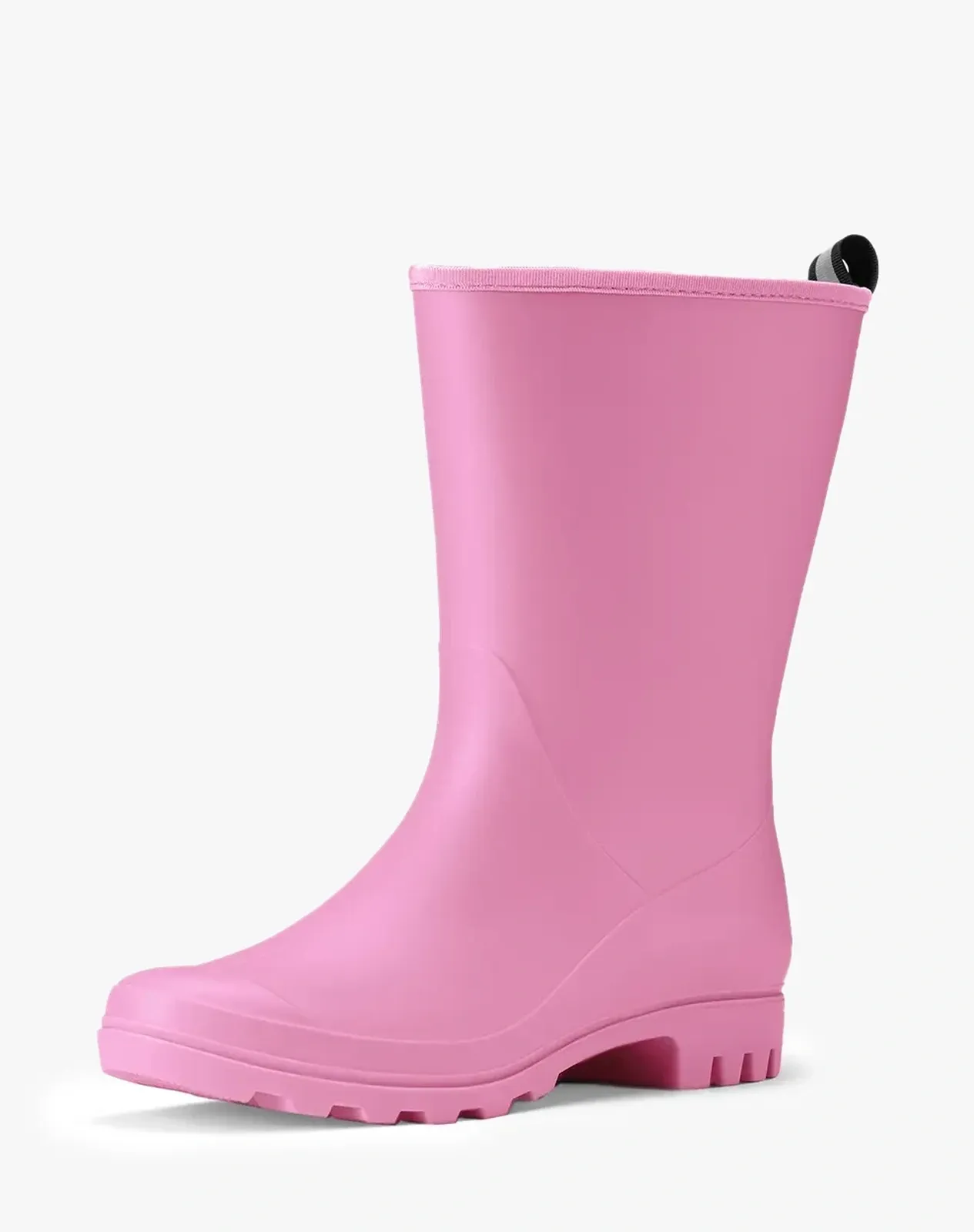 Pink Women's Non-slip Mid-Calf Rain Boots for XSX74WCP image 2