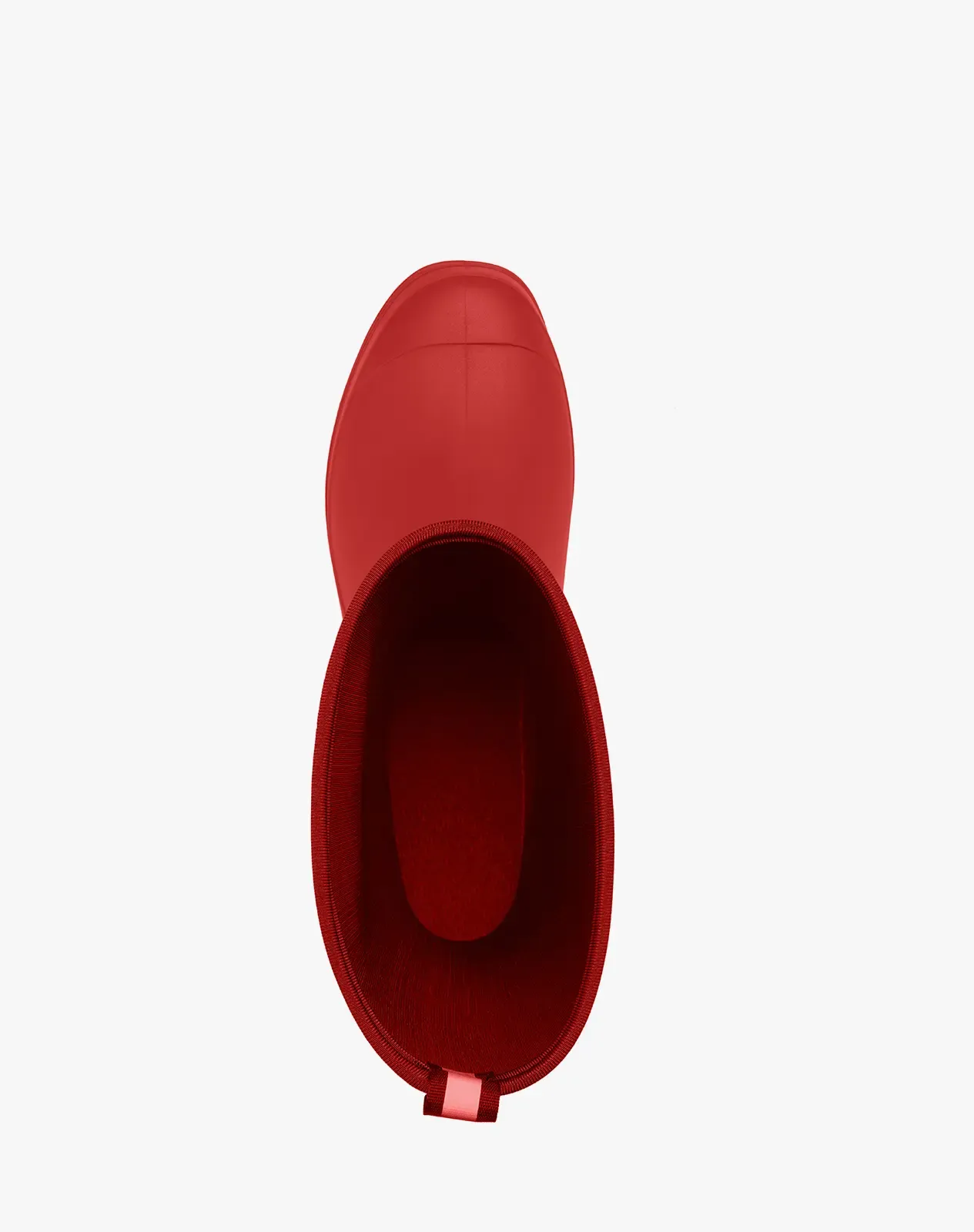 Red Women's Non-slip Mid-Calf Rain Boots for XSX74WCP image 5