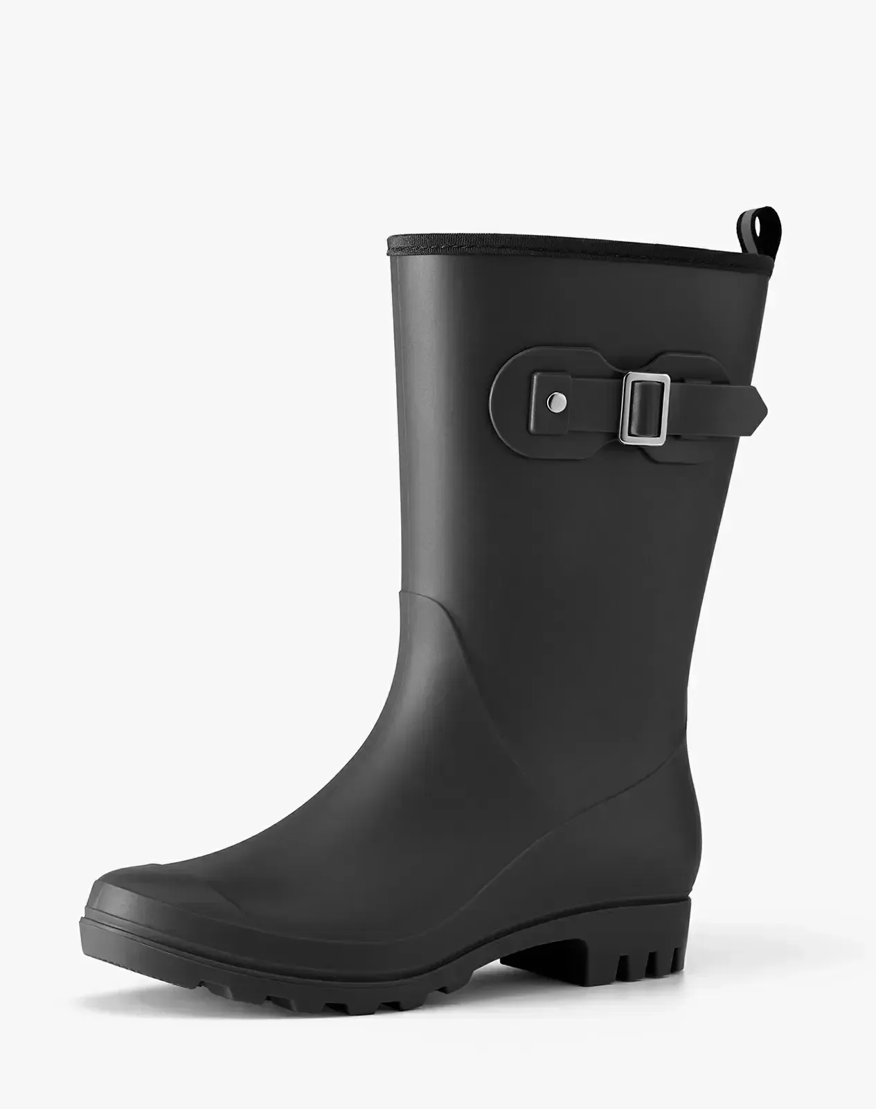 Women's Comfortable Buckle Rain Boots for XSX75WCP image 2