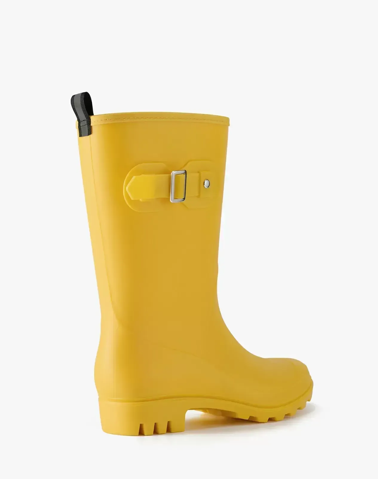 Yellow Women's Comfortable Buckle Rain Boots for XSX75WCP image 4