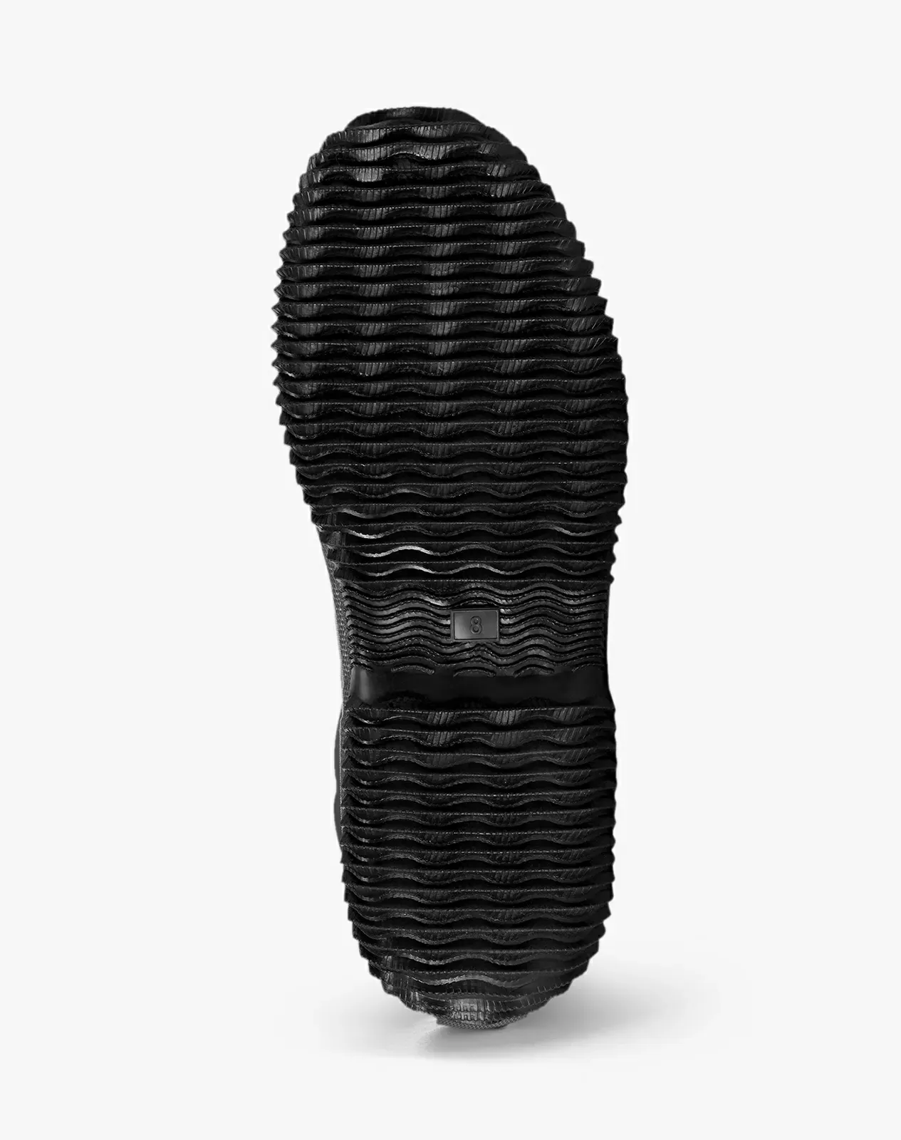 Black Men's Durable Outdoor Rubber Rain Boots for XSX76CP image 3