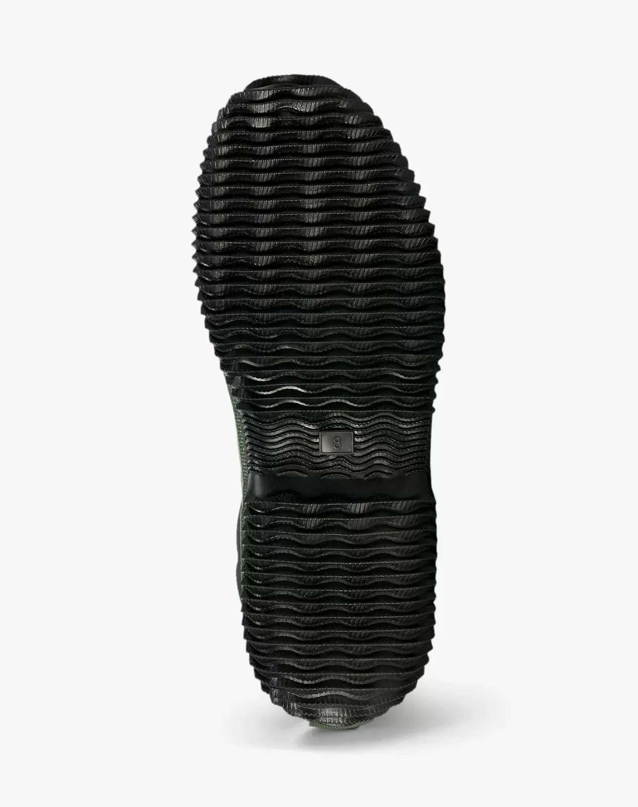 Green Men's Durable Outdoor Rubber Rain Boots | HISEA