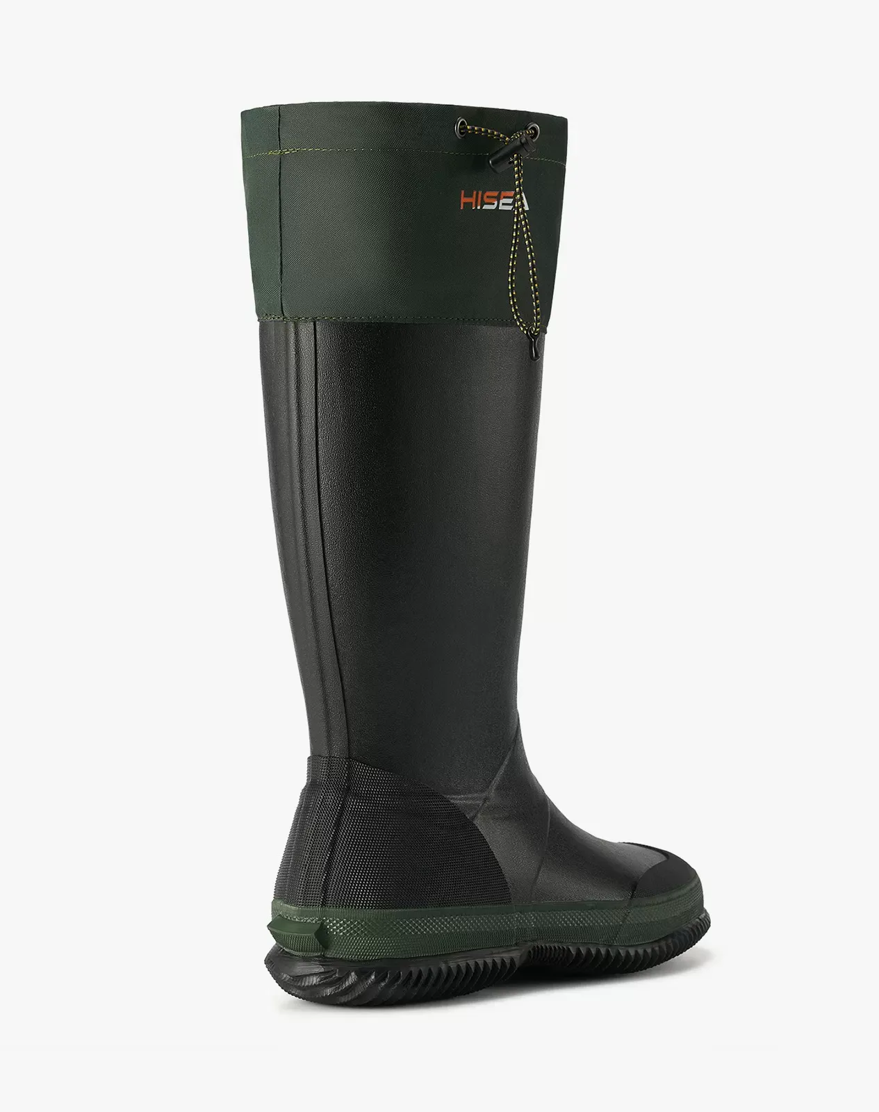 Green Men's Durable Outdoor Rubber Rain Boots for XSX76CP image 4