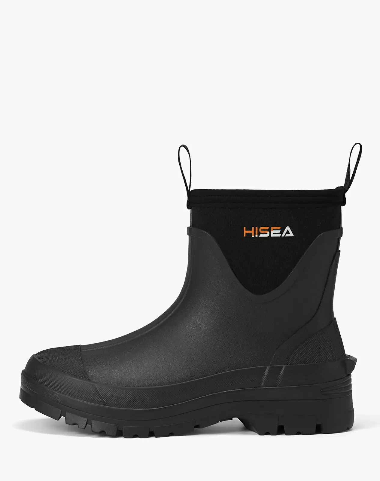 Black Men's Non-slip Chelsea Rain Boots | HISEA