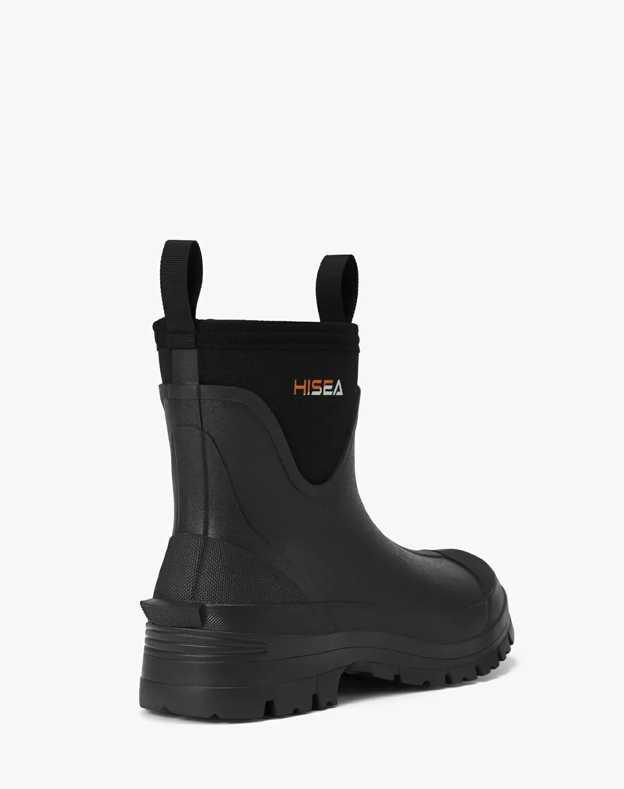 Black Men's Non-slip Chelsea Rain Boots for XSX78CP image 4