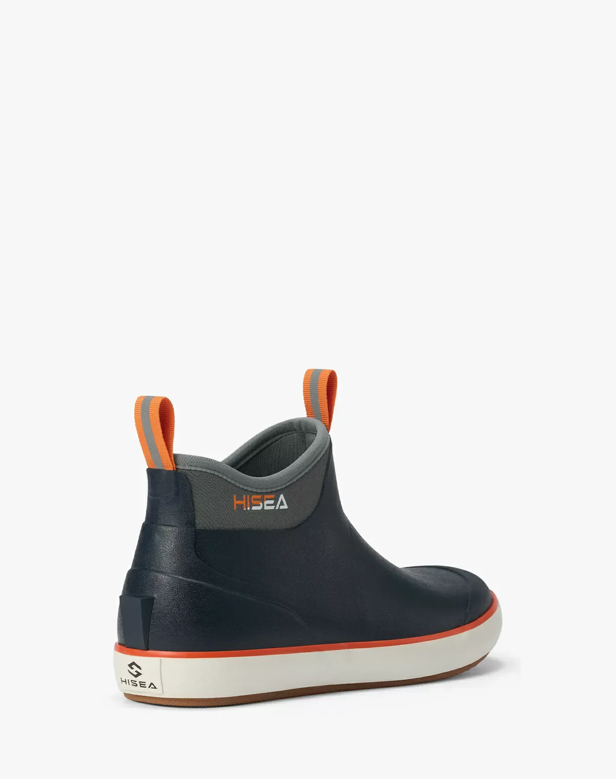 Navy Men's Rubber Ankle Rain Boots for XSX80CP image 4