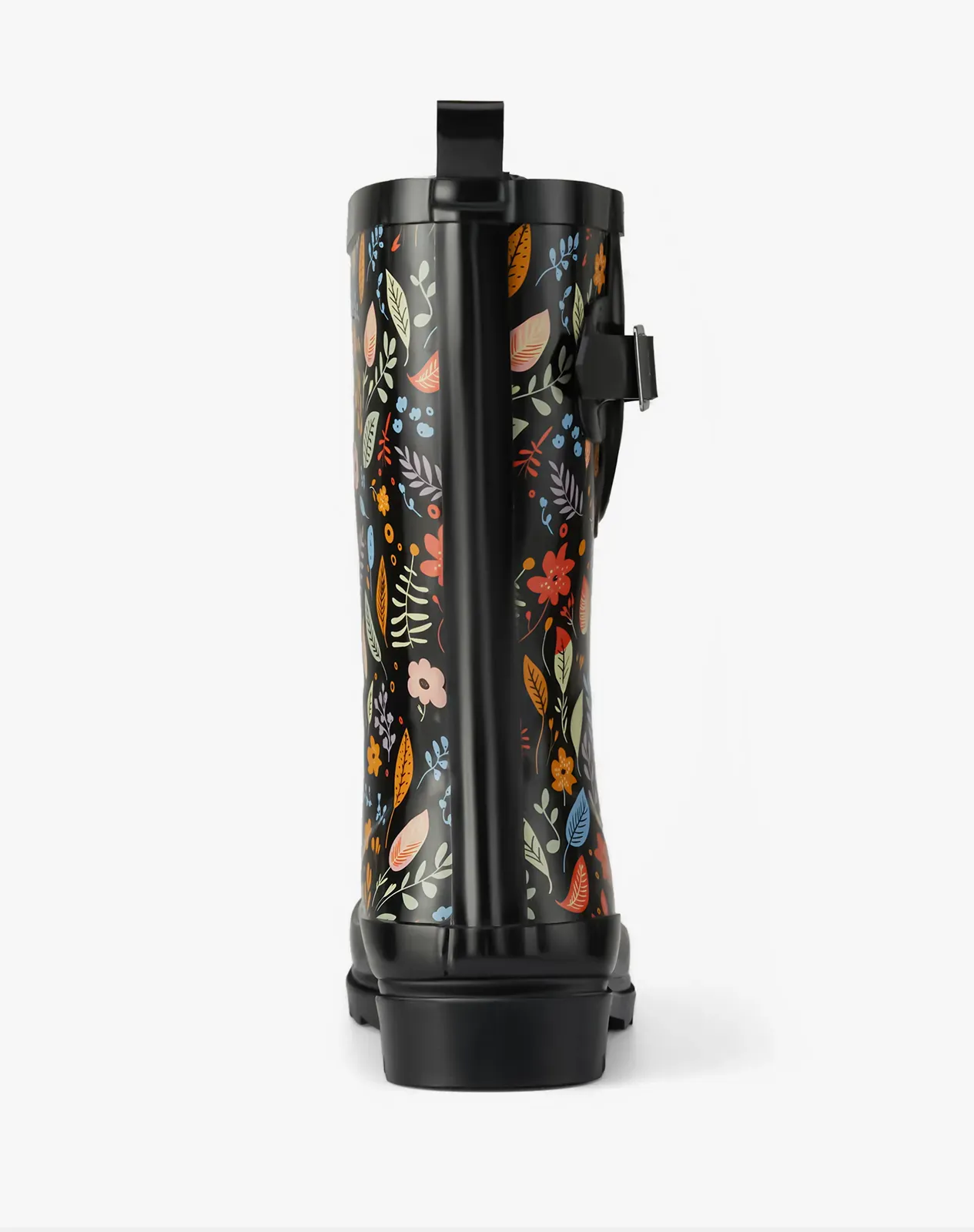 Printed 1 Women's Adjustable Buckle Rain Boots for XSX84WCP image 4