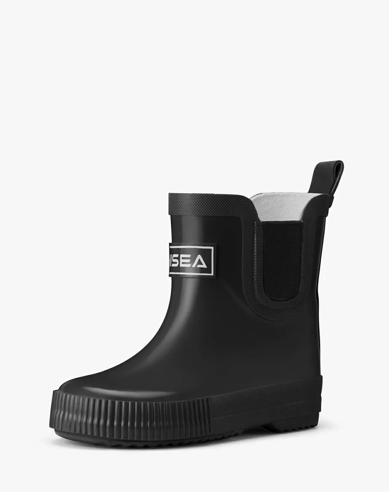 Black Kids' Chelsea Rubber Rain Boots for XSX85KCP image 2