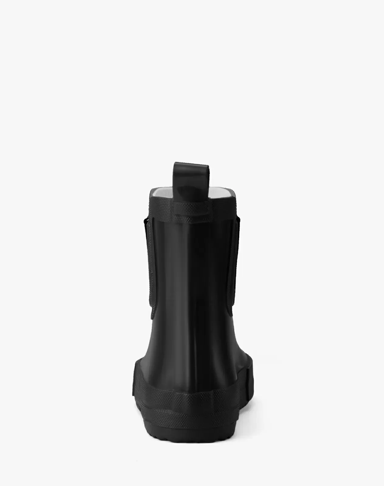 Black Kids' Chelsea Rubber Rain Boots for XSX85KCP image 4