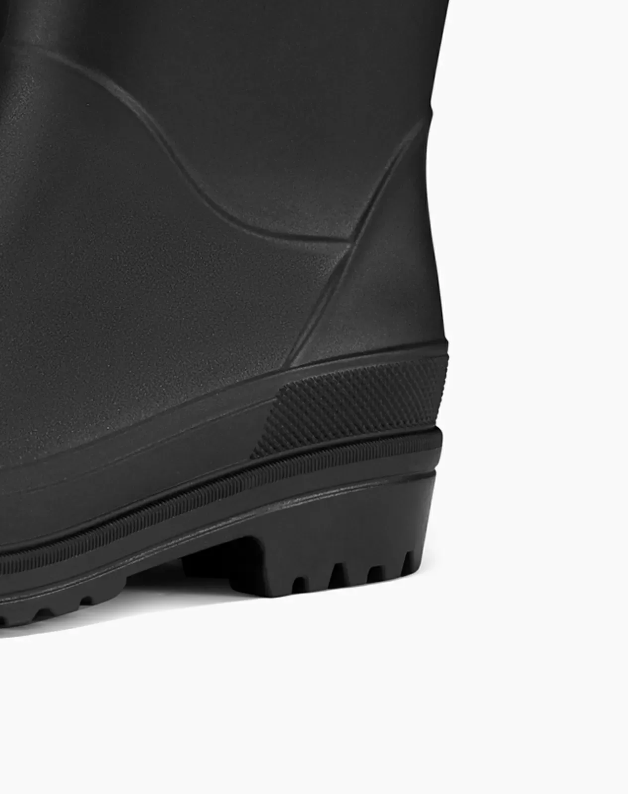 Black Women's Chelsa PVC Ankle Rain Boots for XSX89WCP image 5
