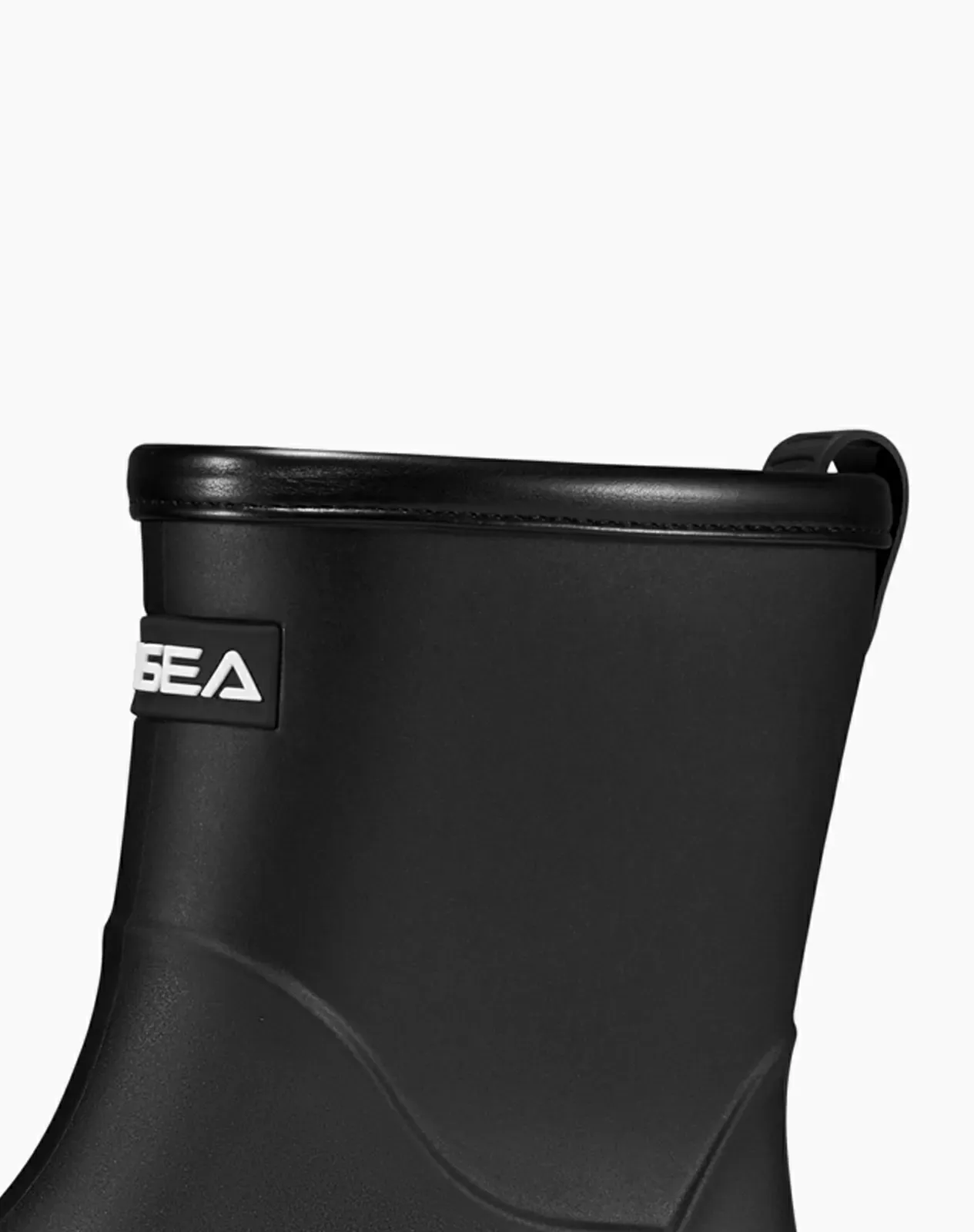 Black Women's Chelsa PVC Ankle Rain Boots for XSX89WCP image 6