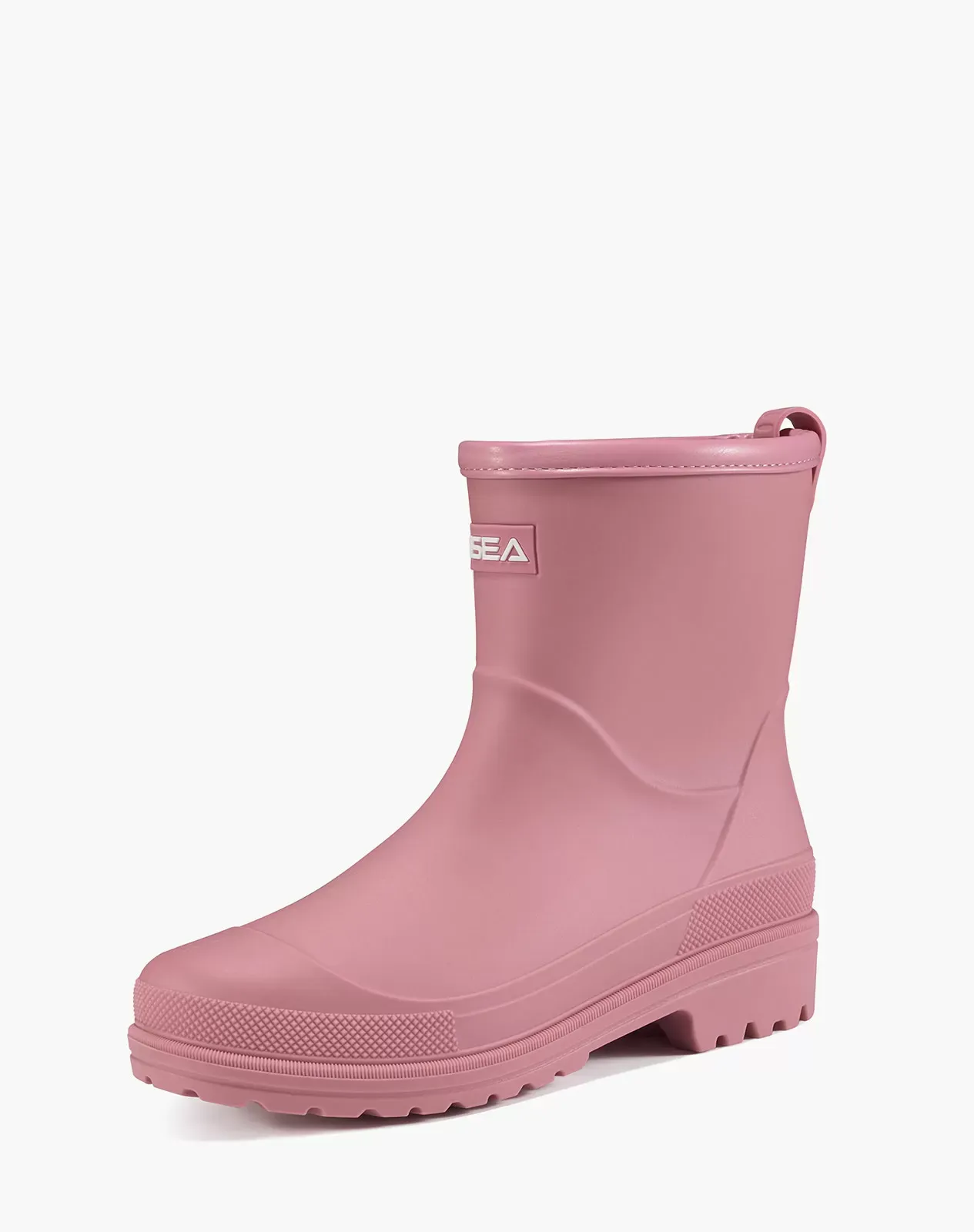 Pink Women's Chelsa PVC Ankle Rain Boots for XSX89WCP image 2