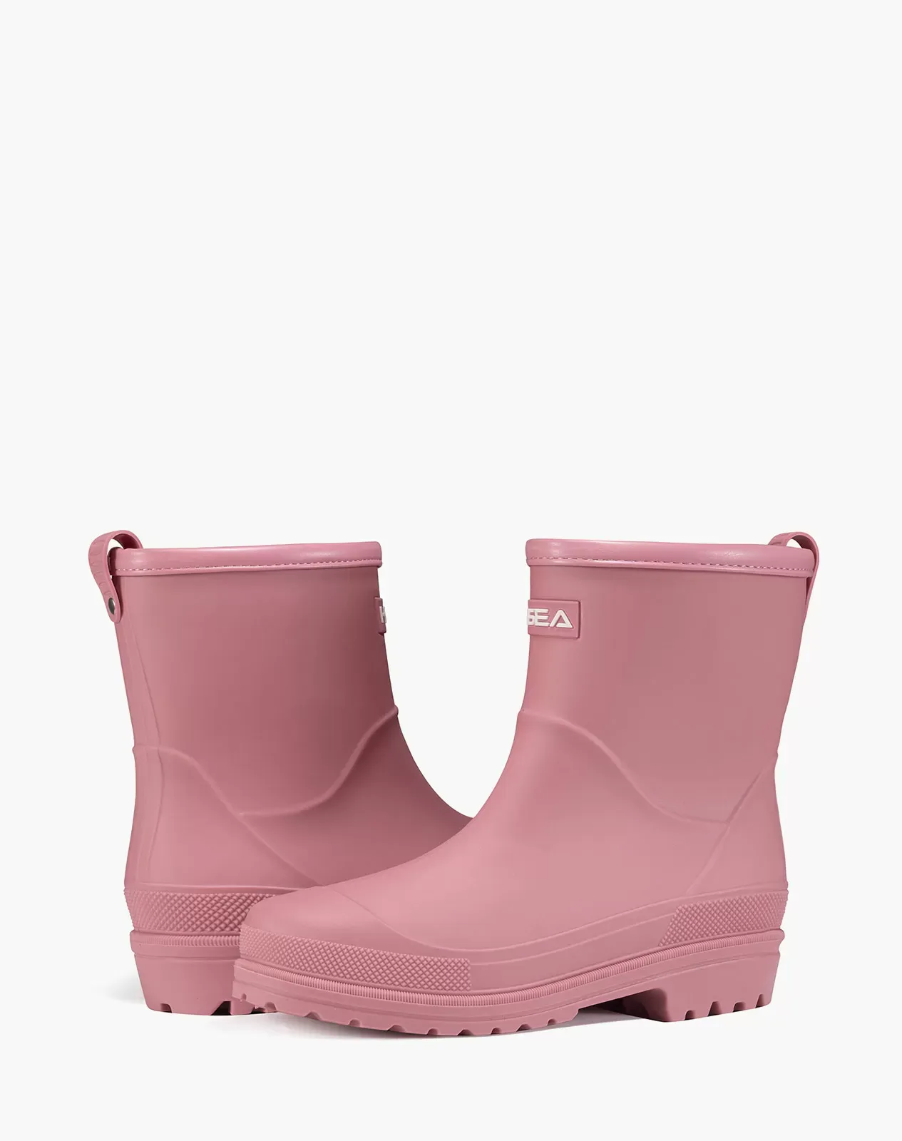Pink Women's Chelsa PVC Ankle Rain Boots for XSX89WCP image 4