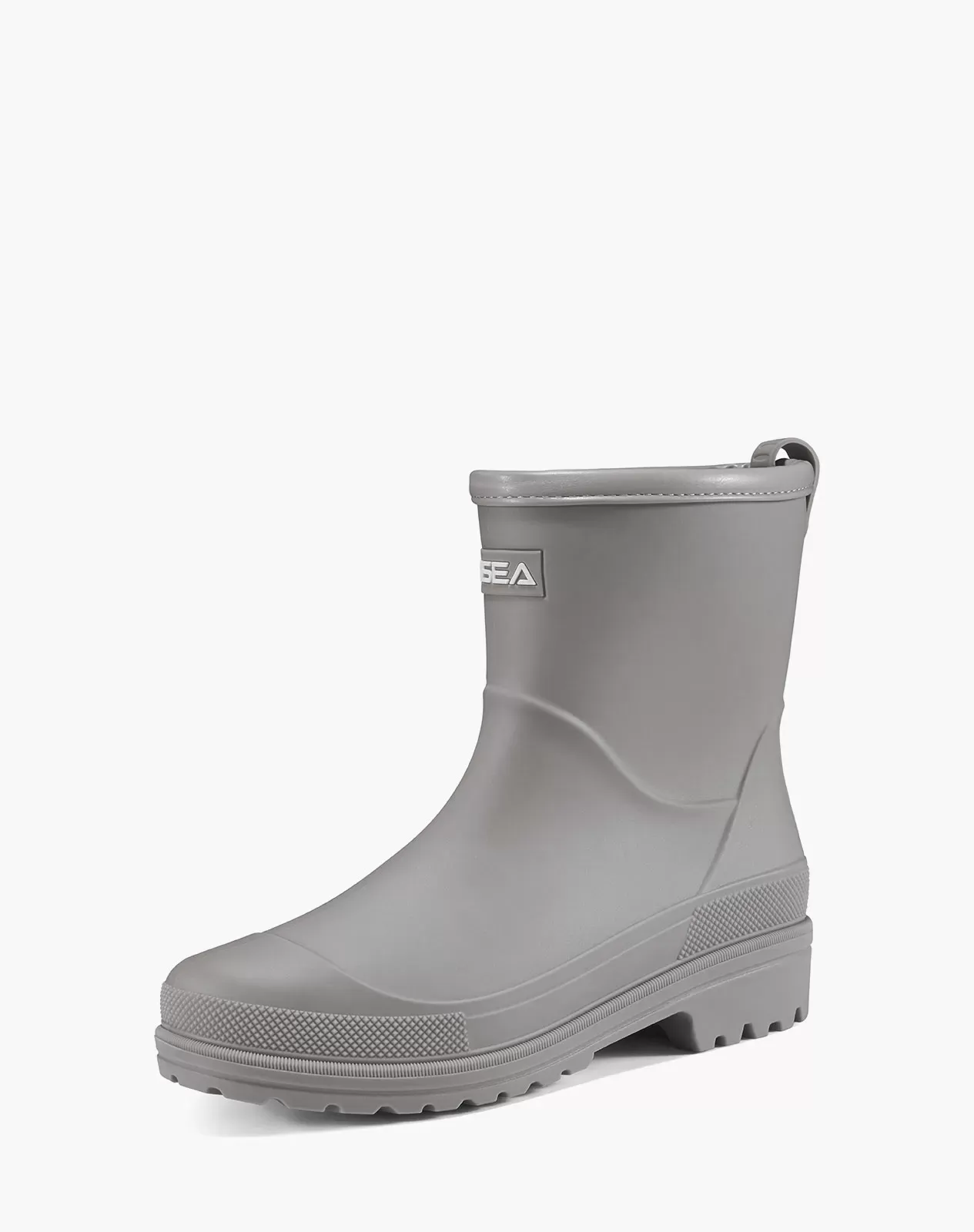 Grey Women's Chelsa PVC Ankle Rain Boots for XSX89WCP image 2