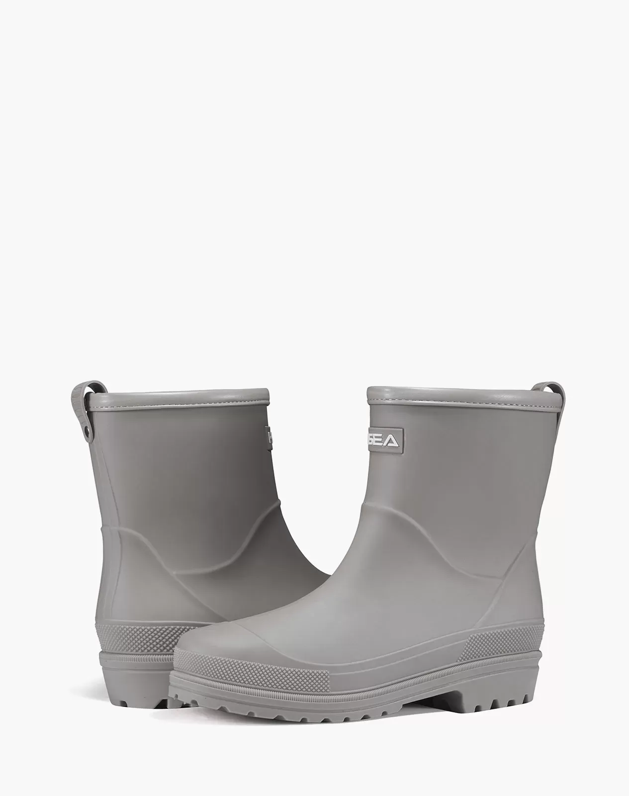 Grey Women's Chelsa PVC Ankle Rain Boots for XSX89WCP image 4