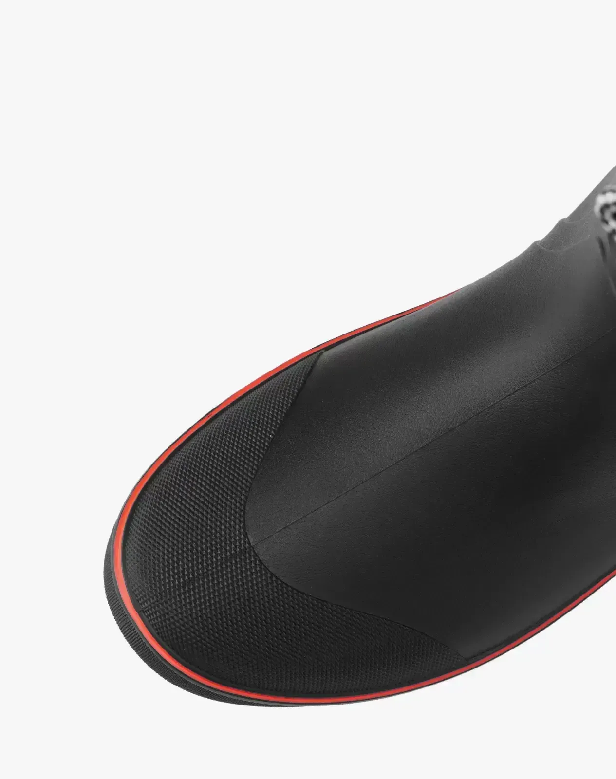 Red Men's Rubber Mid Calf Rain Boots with Adjustable Closure for XSX90CP image 5