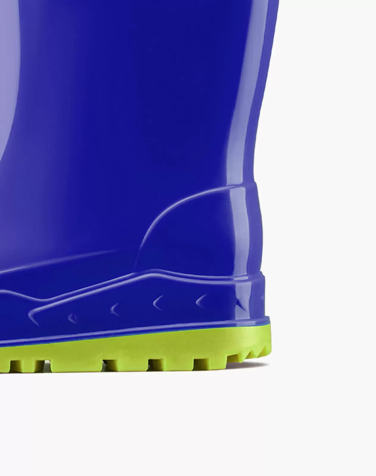 Blue Kids' PVC Rain Boots with Handles for XSX91KCP image 6