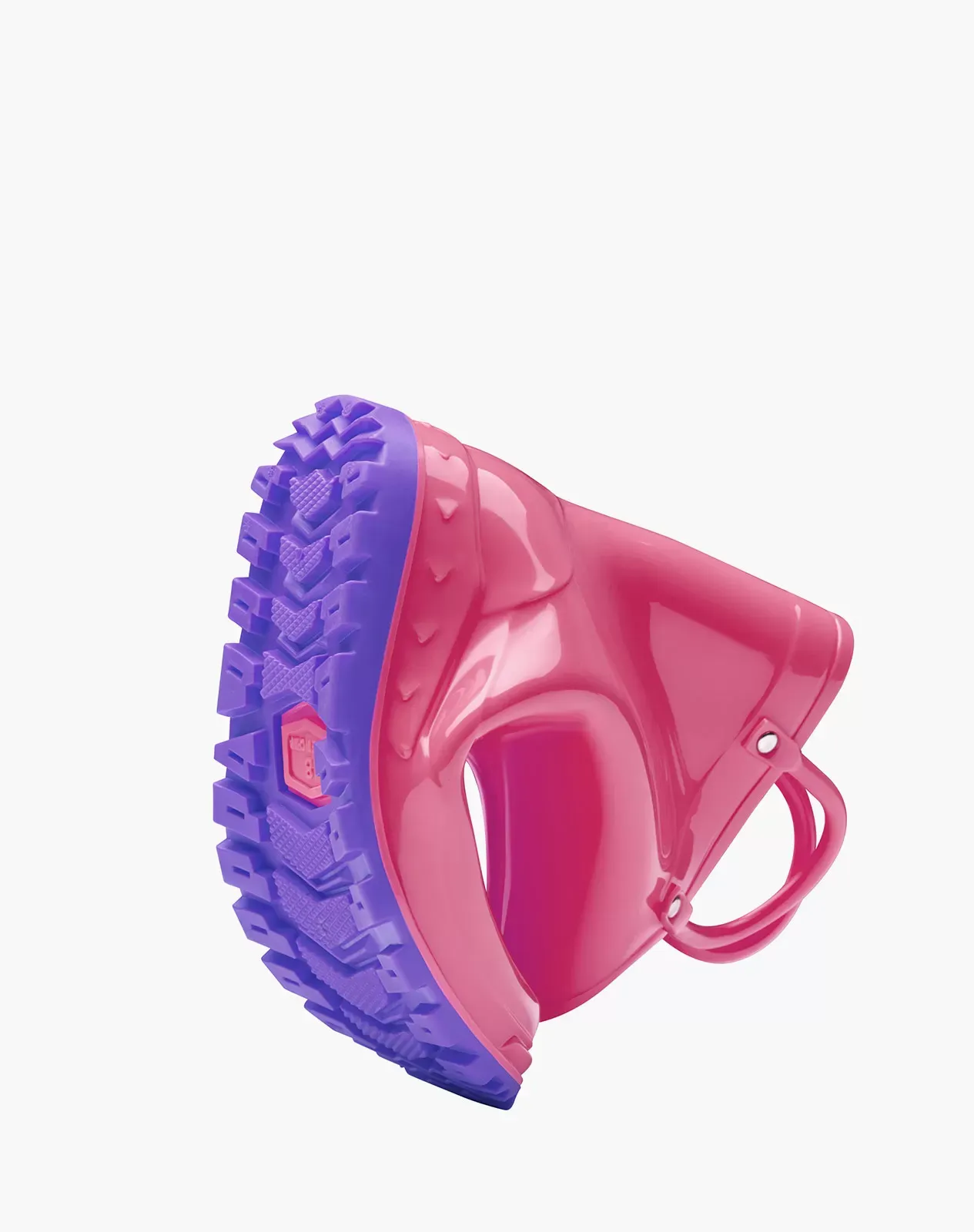 Pink Kids' PVC Rain Boots with Handles for XSX91KCP image 4