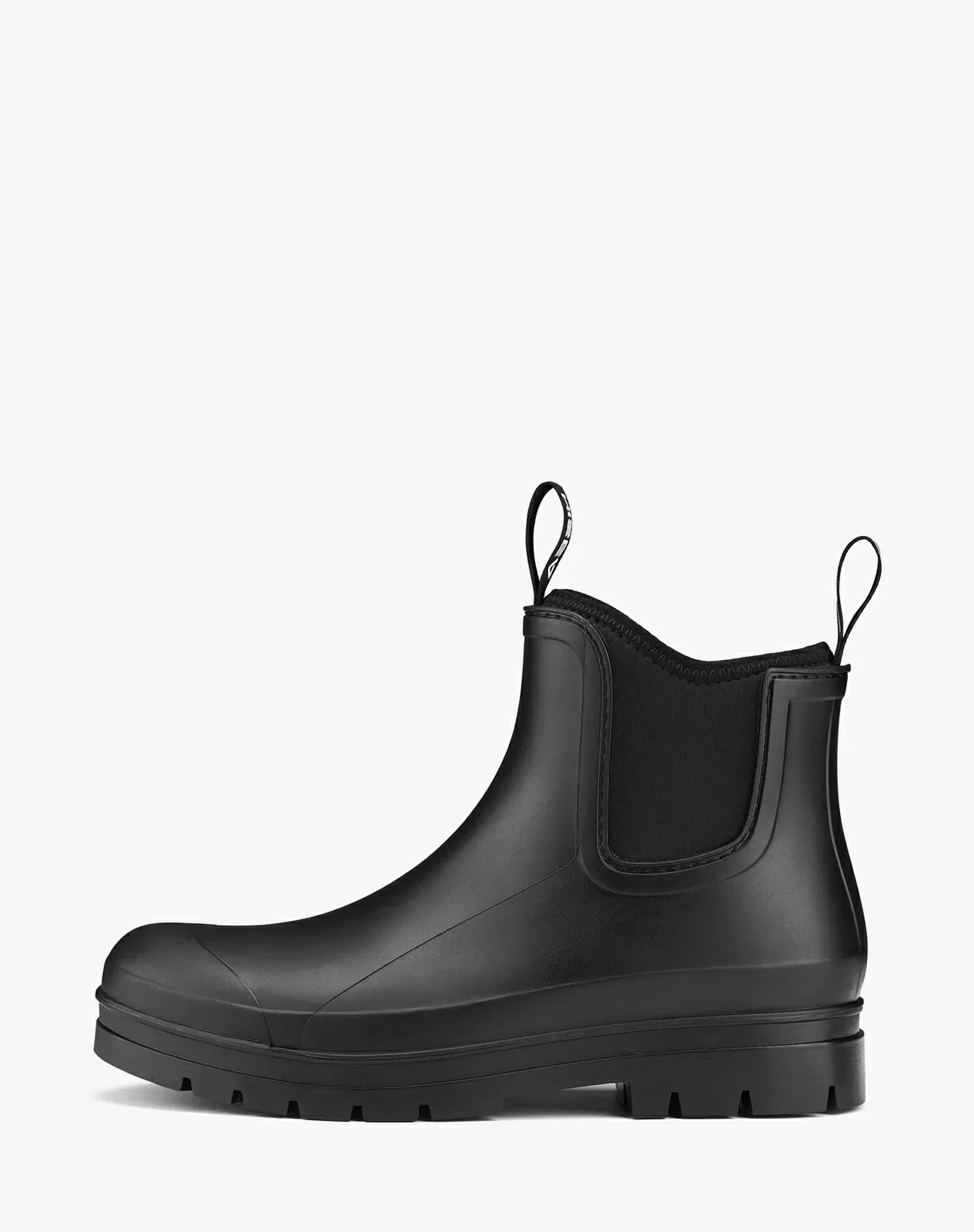 Black Aura Luxe Women's Chelse Rain Boots for XSX93WCP image 1