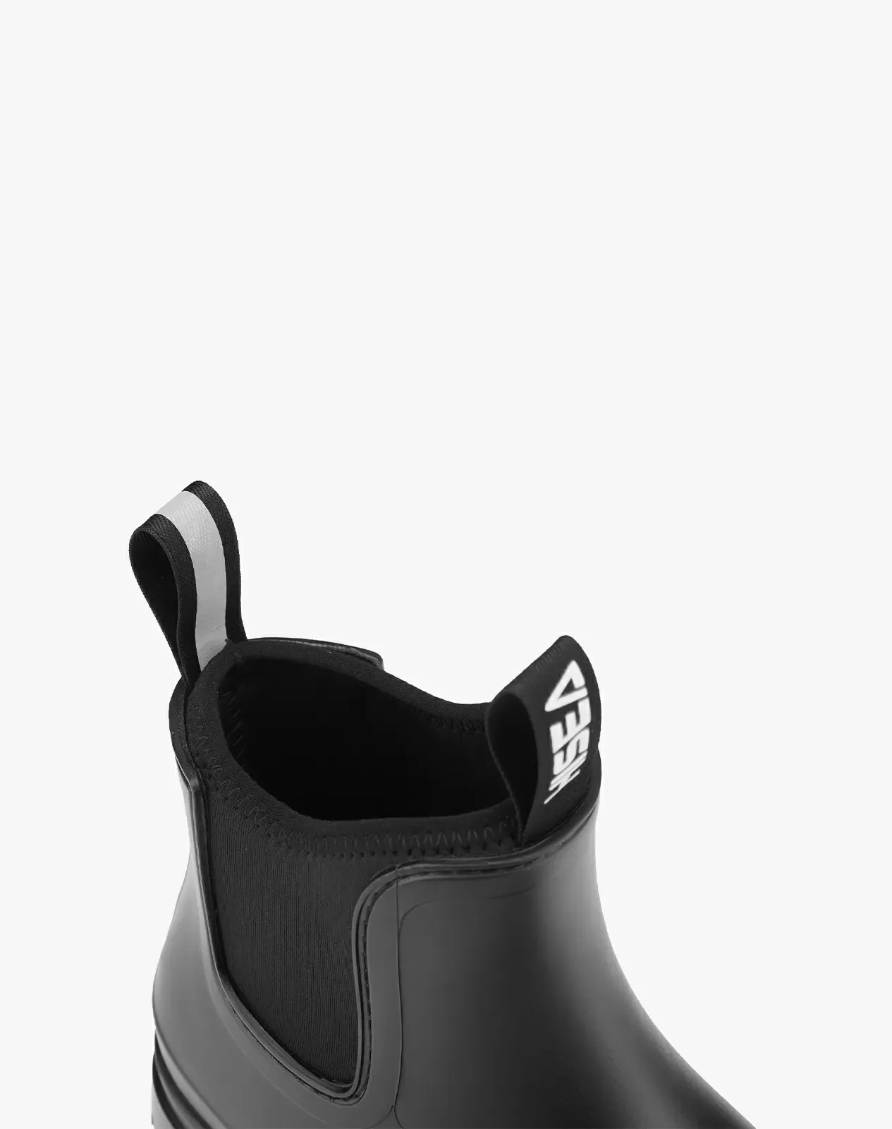 Black Aura Luxe Women's Chelse Rain Boots for XSX93WCP image 4