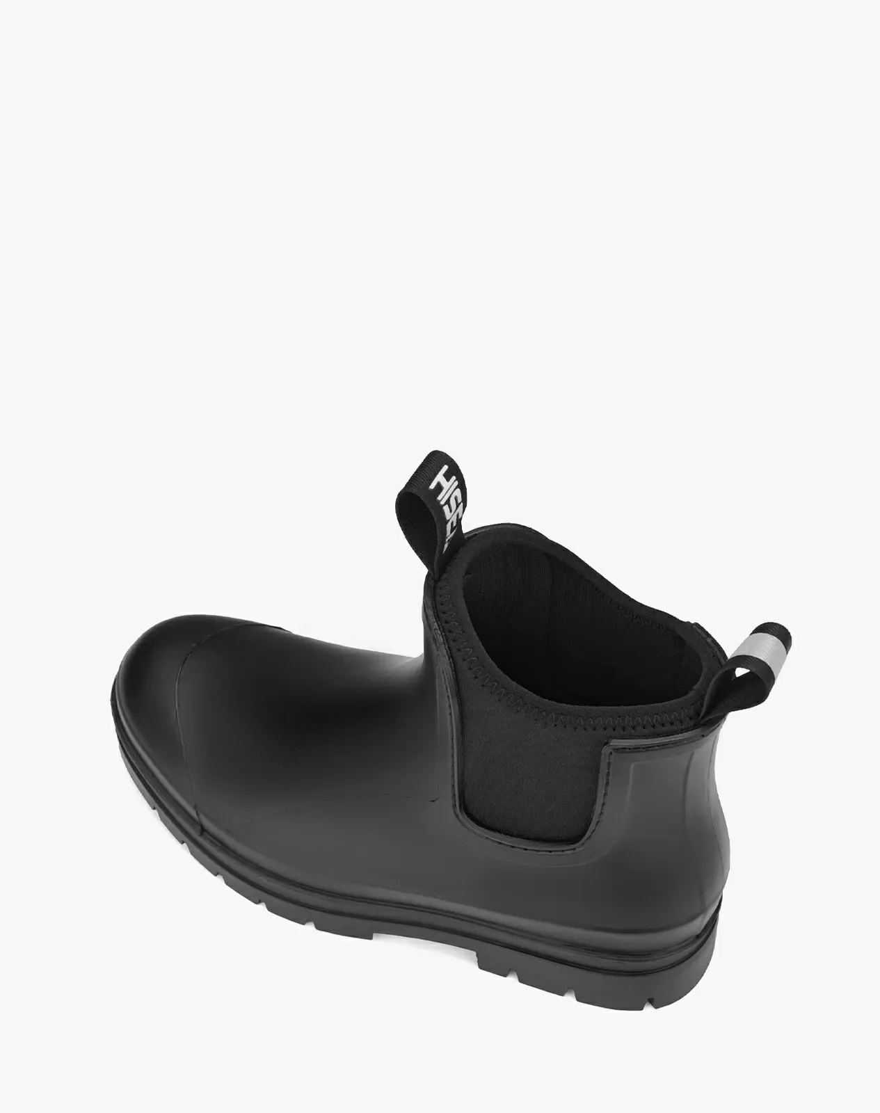 Black Aura Luxe Women's Chelse Rain Boots for XSX93WCP image 5