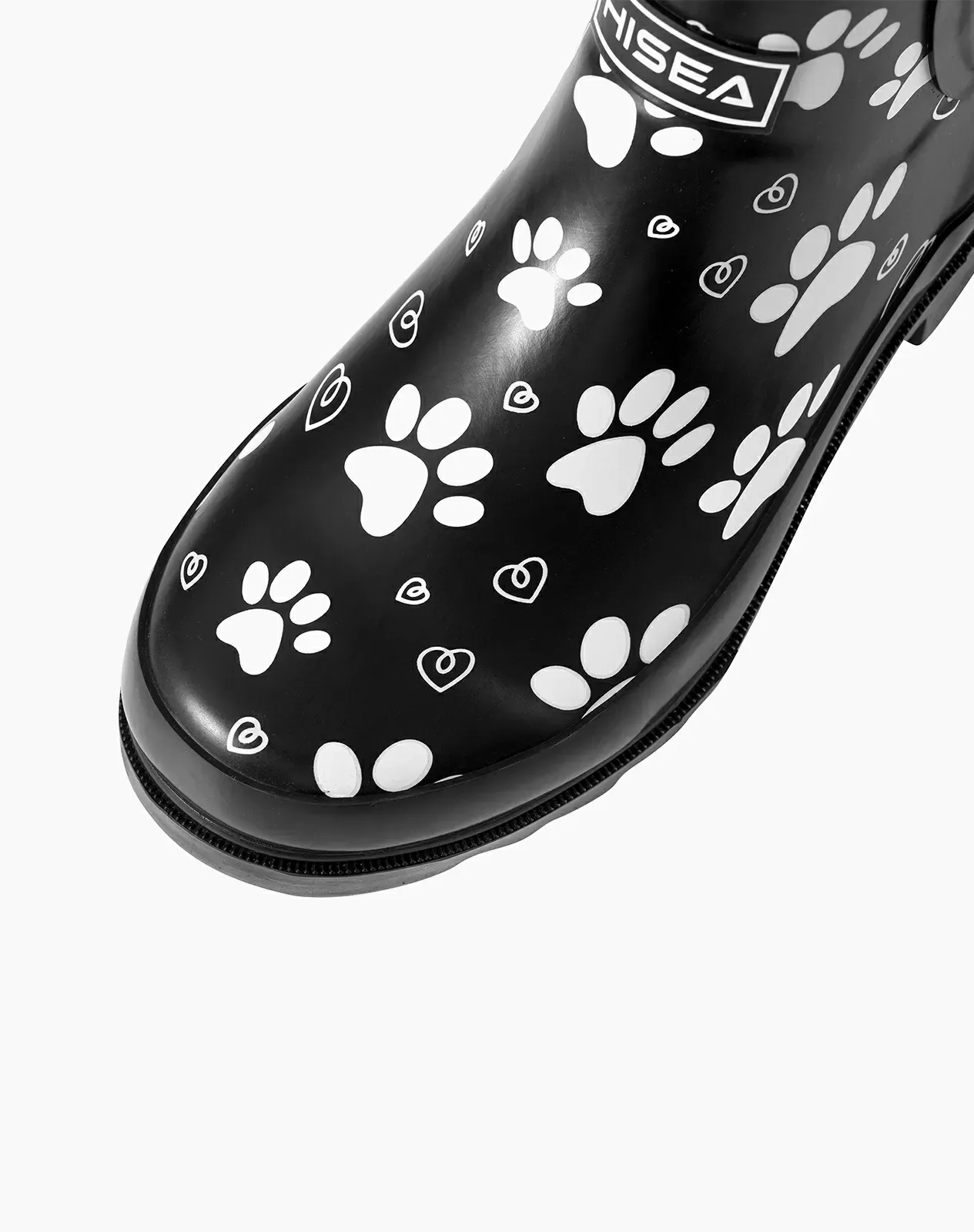 Printed 1 Women's Chelsa Rubber Ankle Rain Boots for XSX94WCP image 5