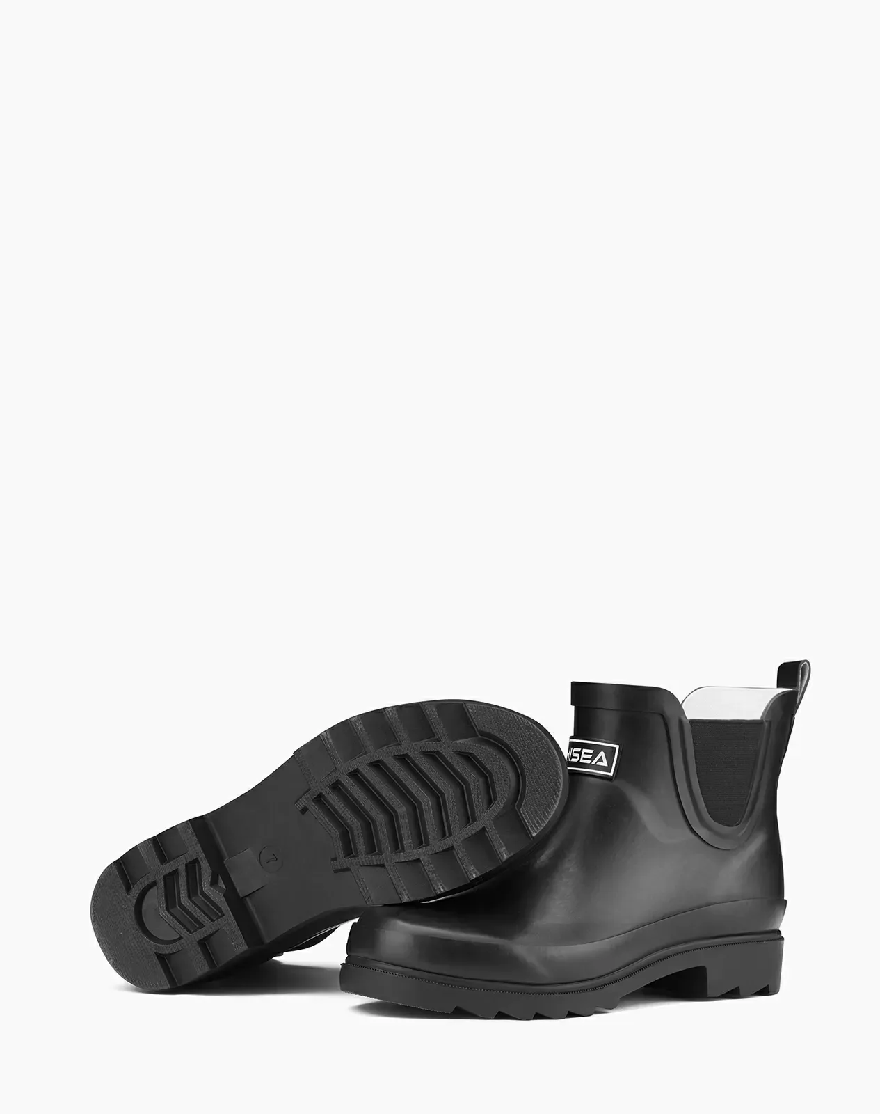 Matte Women's Chelsa Rubber Ankle Rain Boots for XSX94WCP image 4