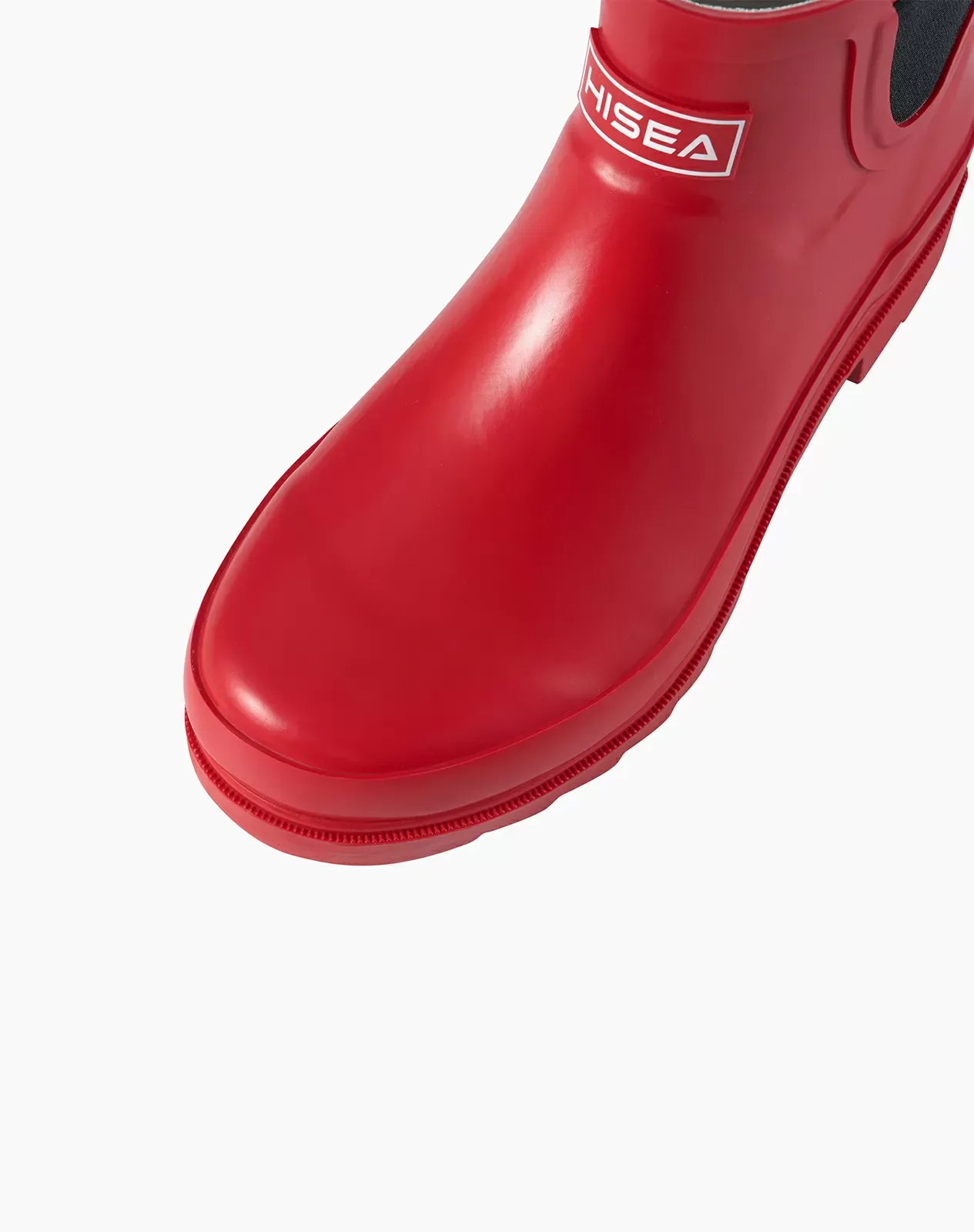 Red Women's Chelsa Rubber Ankle Rain Boots for XSX94WCP image 5