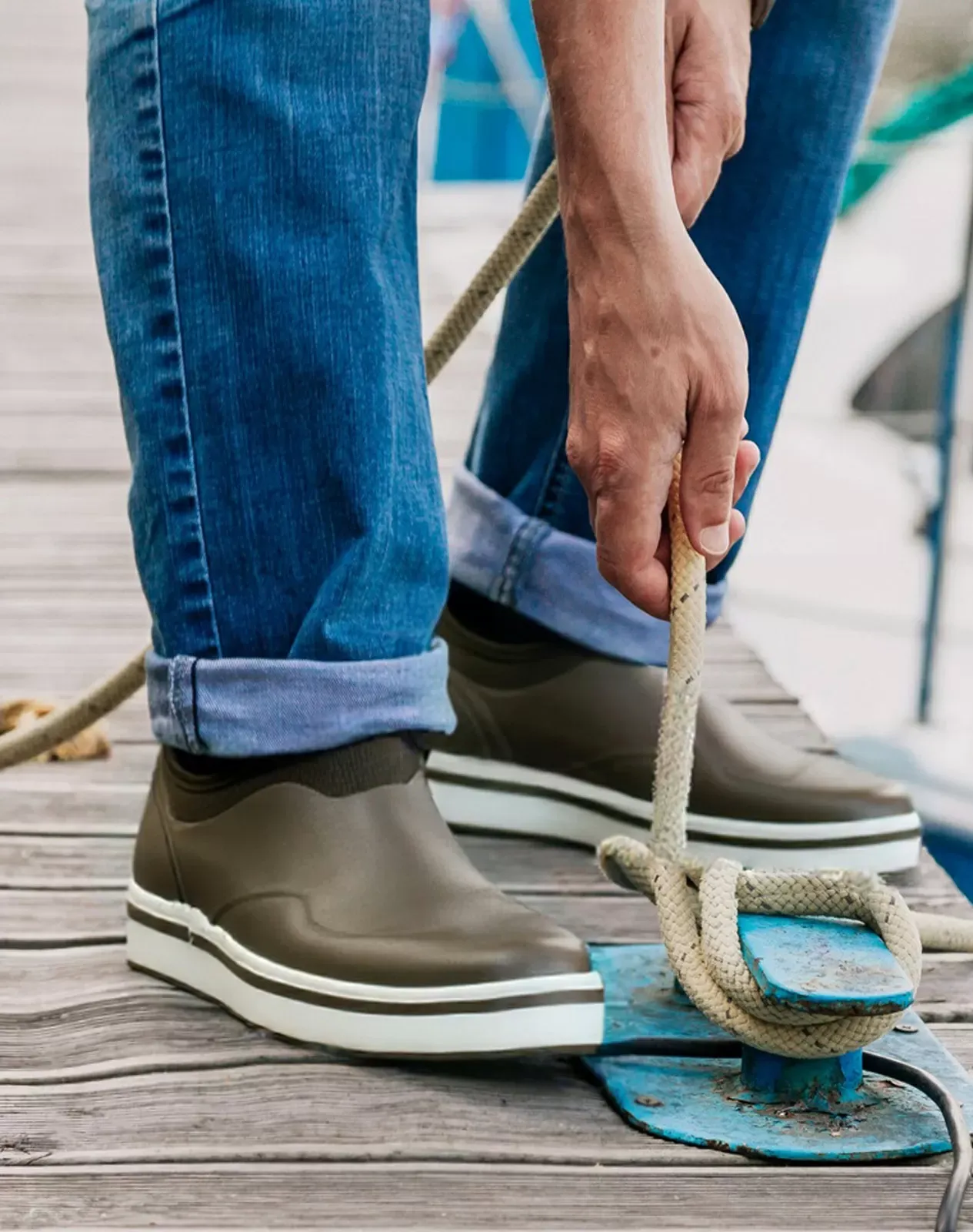 HEAD140cmメンテナス済 靴24cm ストック付 Green Men's Garden & Farm Deck Boots | HISEA