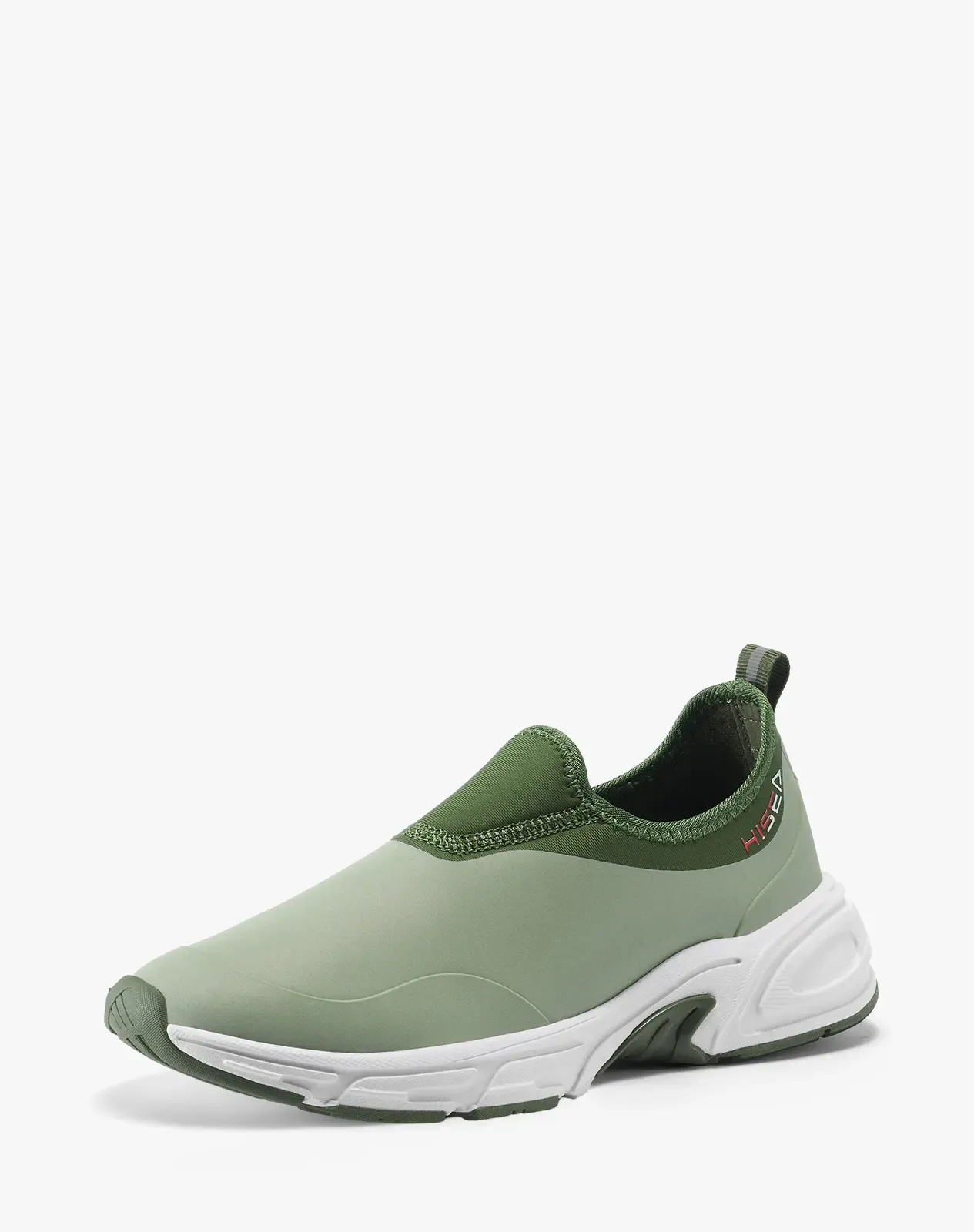 Green Women's Slip-On Lightweight Waterproof Walking Sneakers for XSX98WCP image 2