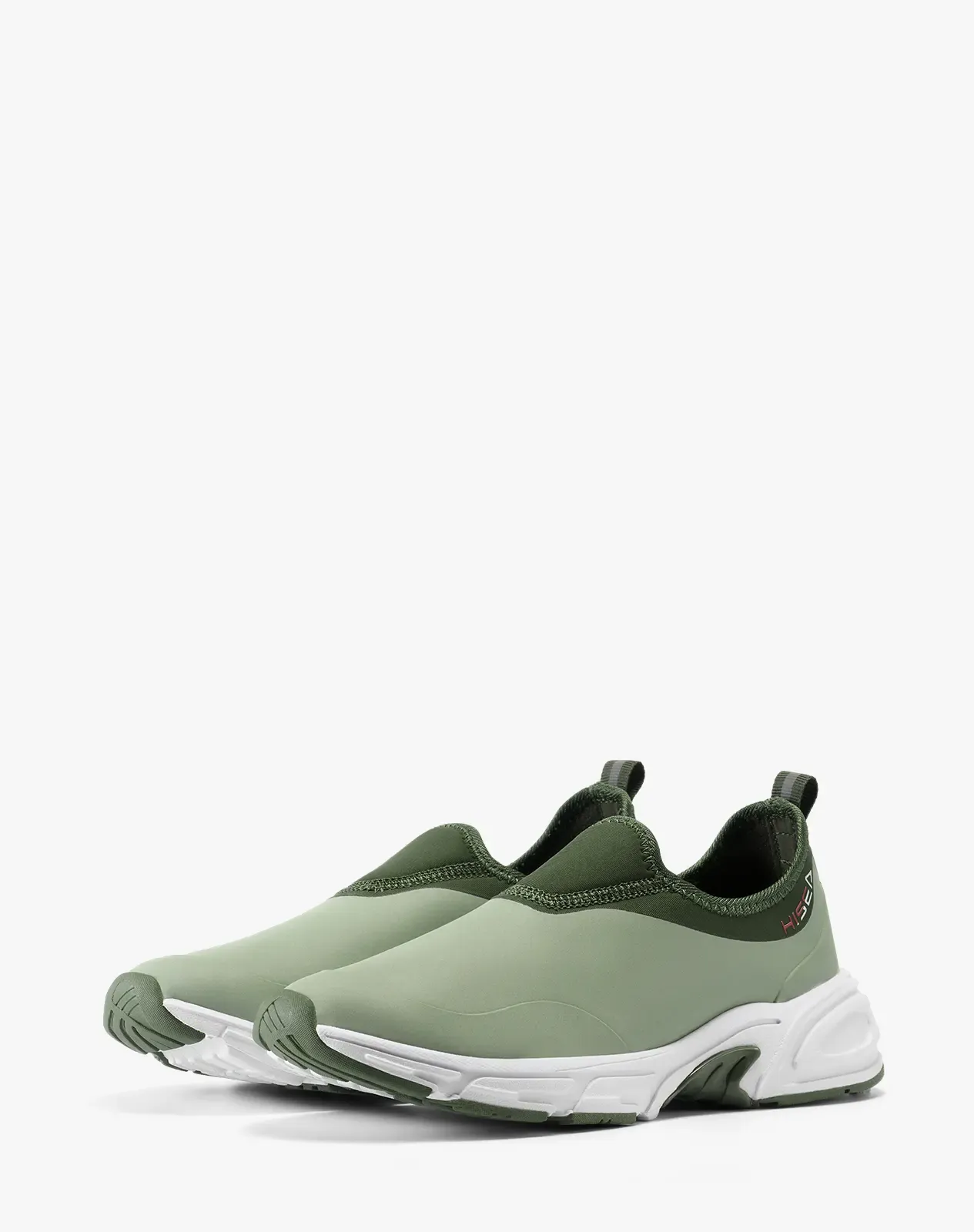 Green Women's Slip-On Lightweight Waterproof Walking Sneakers for XSX98WCP image 5