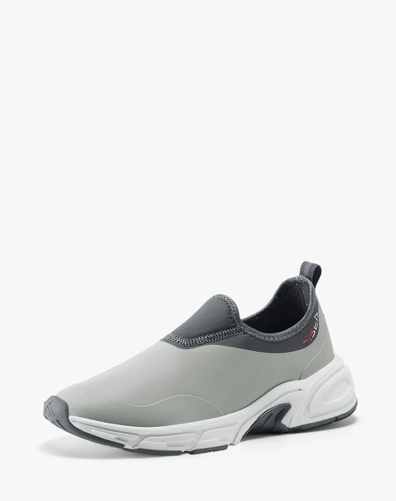 Grey Women's Slip-On Lightweight Waterproof Walking Sneakers for XSX98WCP image 2