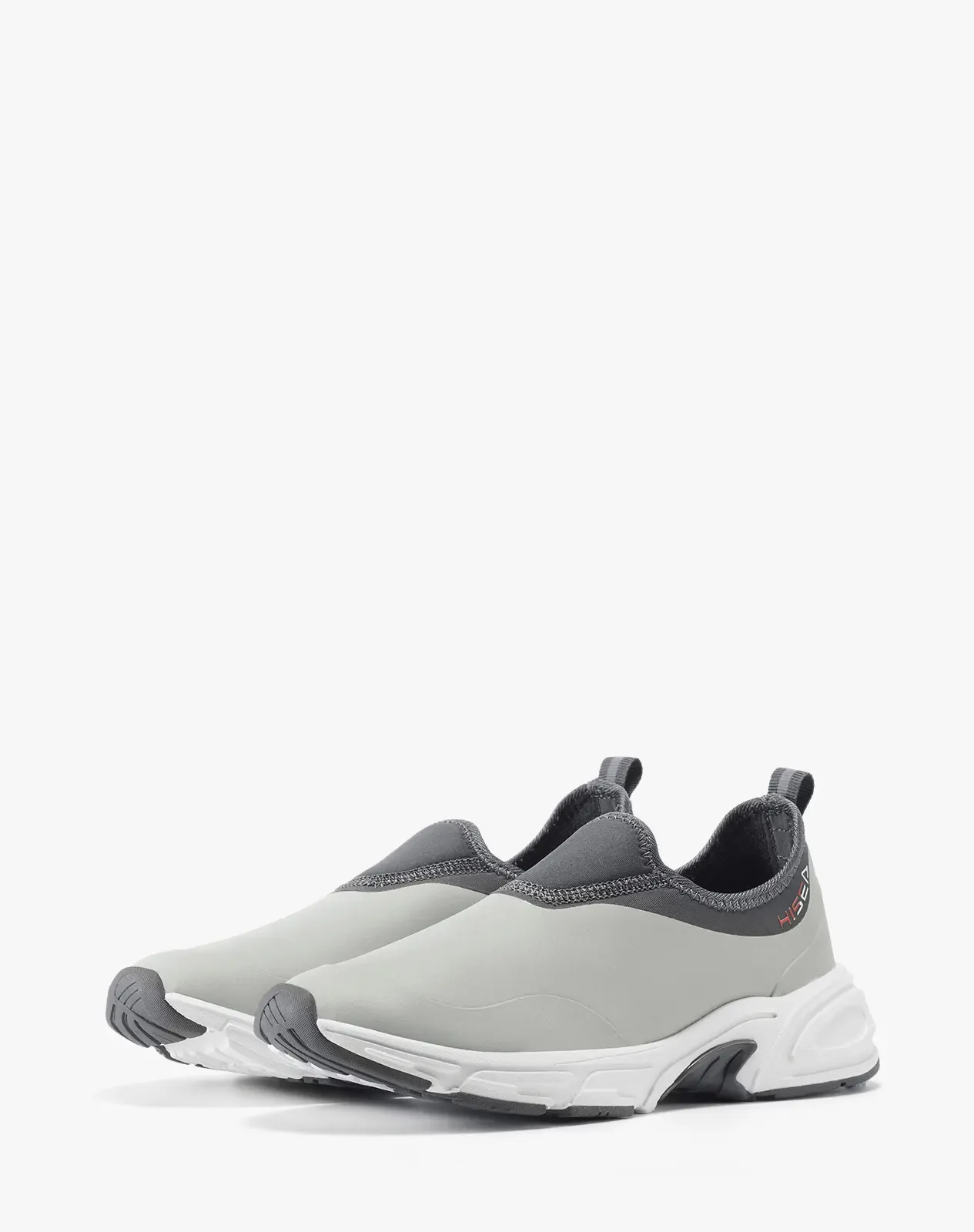 Grey Women's Slip-On Lightweight Waterproof Walking Sneakers for XSX98WCP image 5