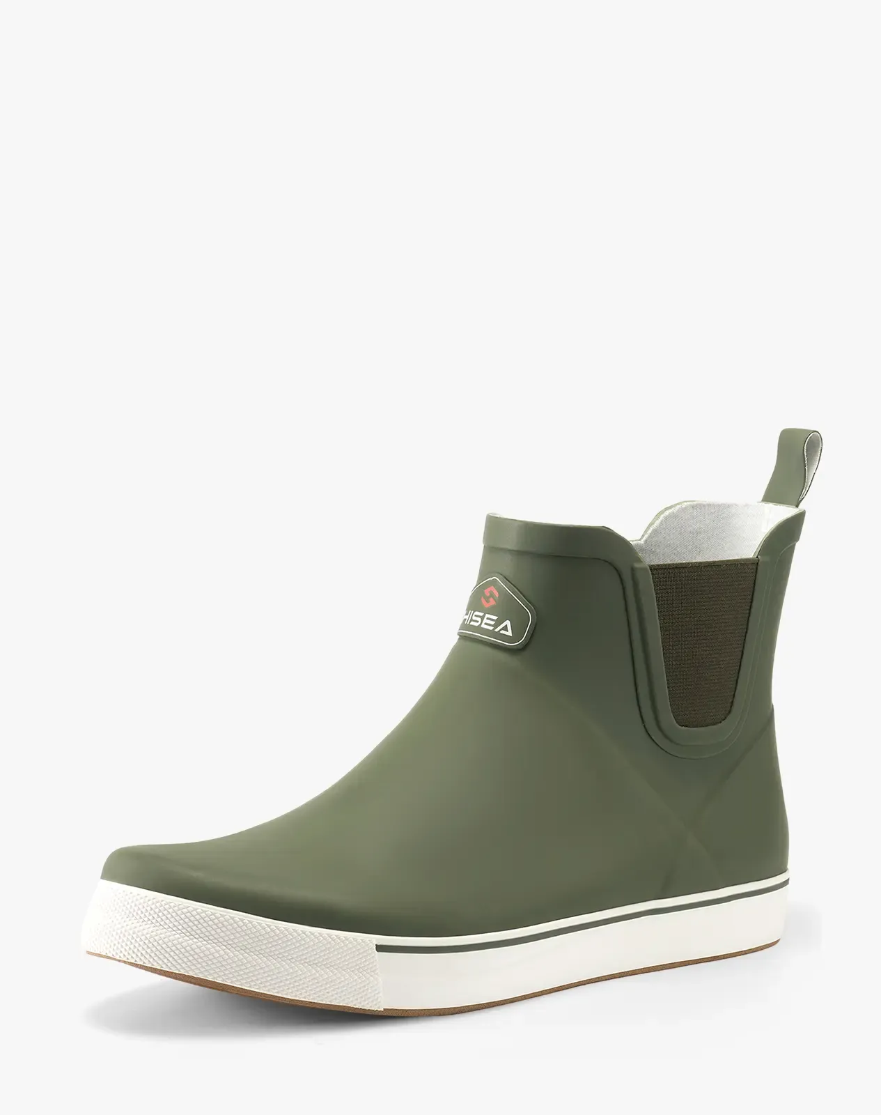 Green Men's Waterproof Rubber Deck Boots for XSX99CP image 2