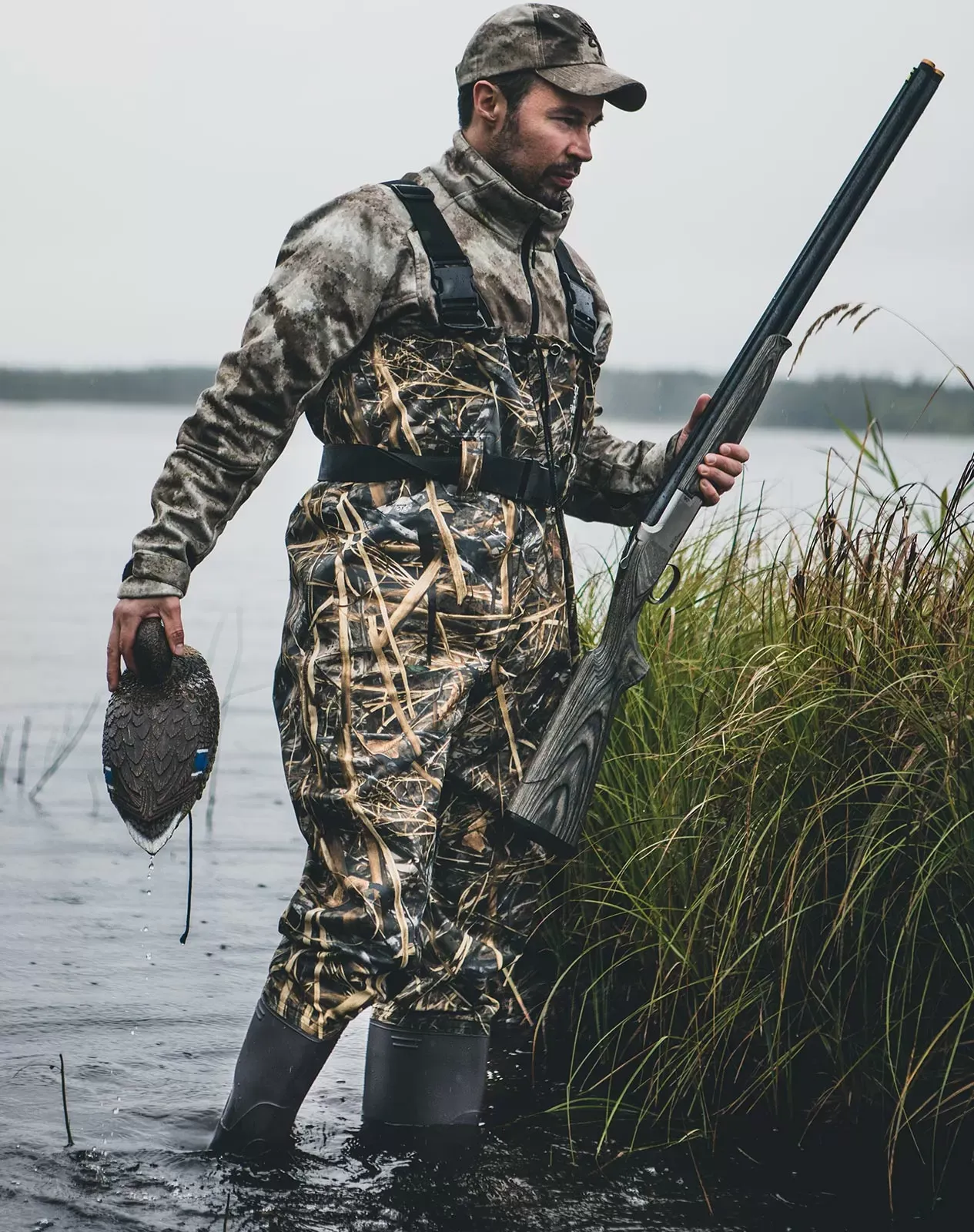 Camo 3 Men's PVC Chest Fishing Waders | HISEA