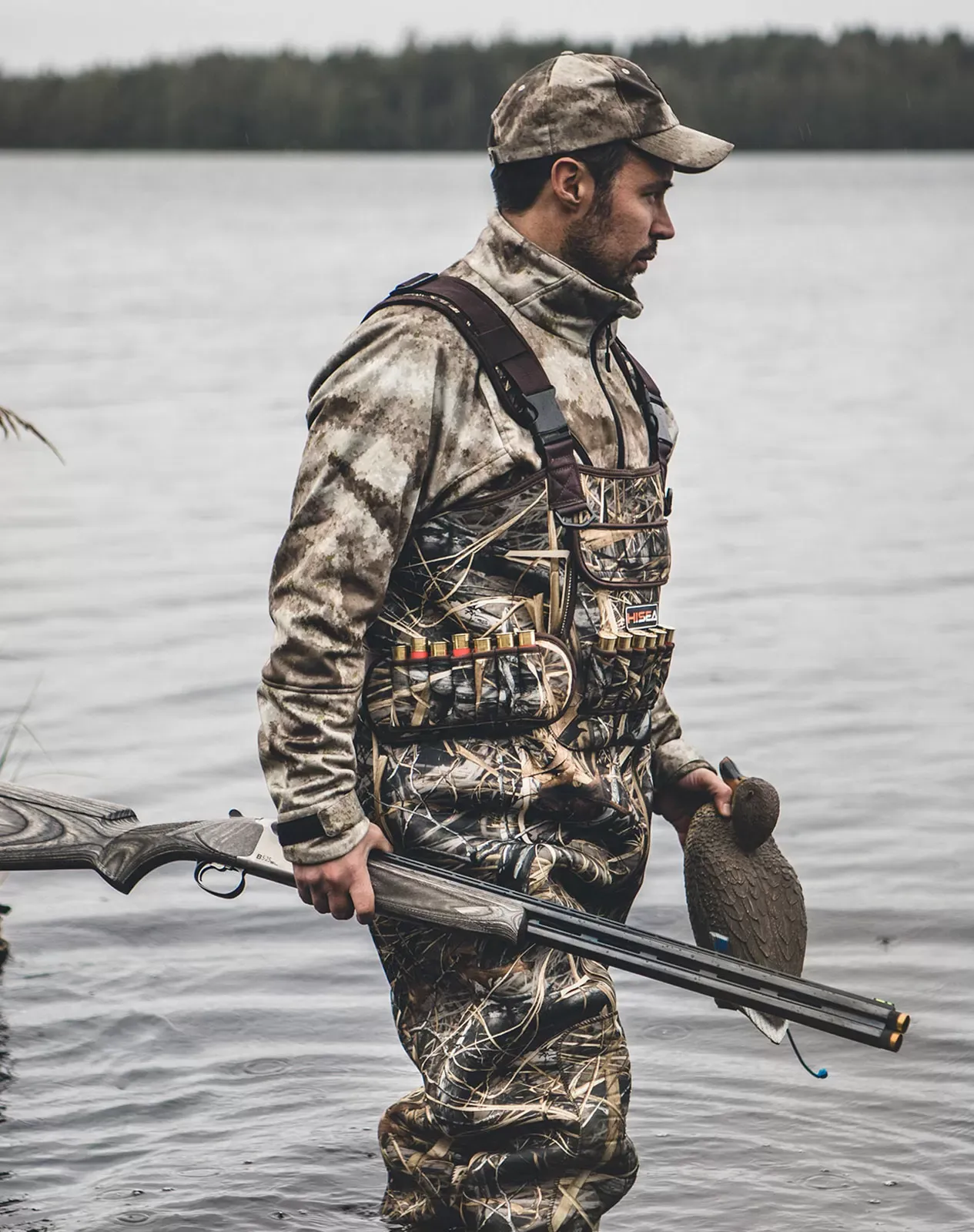 Camouflage Neoprene Duck Hunting Waders for XSY02A image 4