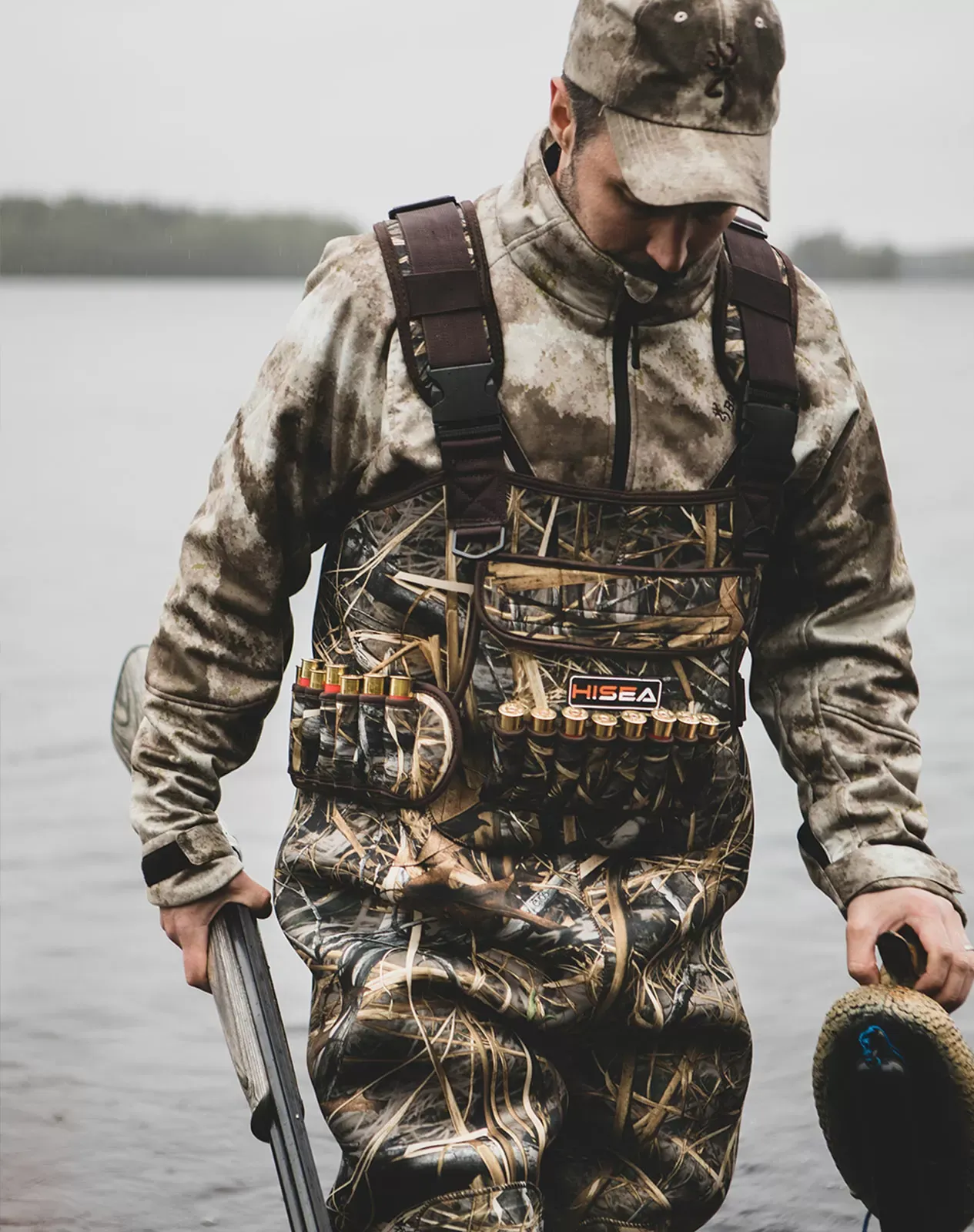 Camouflage Neoprene Duck Hunting Waders for XSY02A image 5