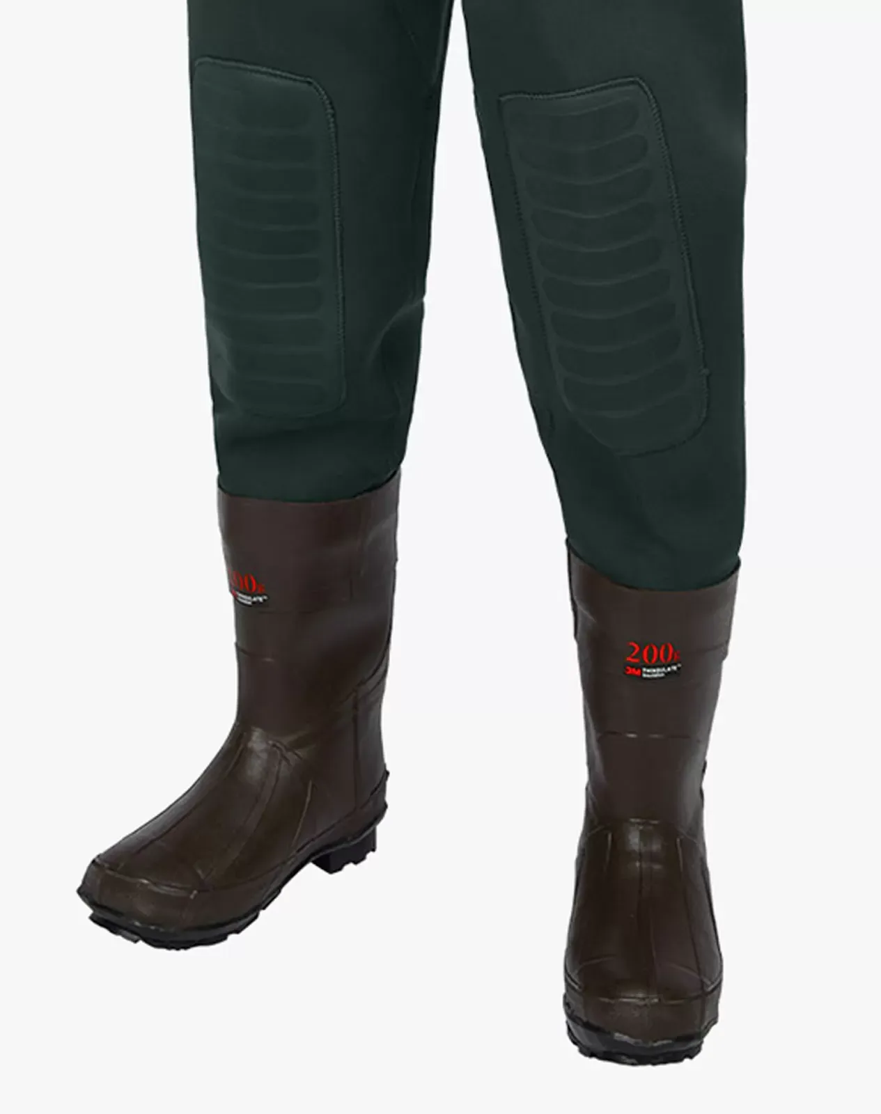 Green Neoprene Fishing Chest Waders for XSY03A image 4