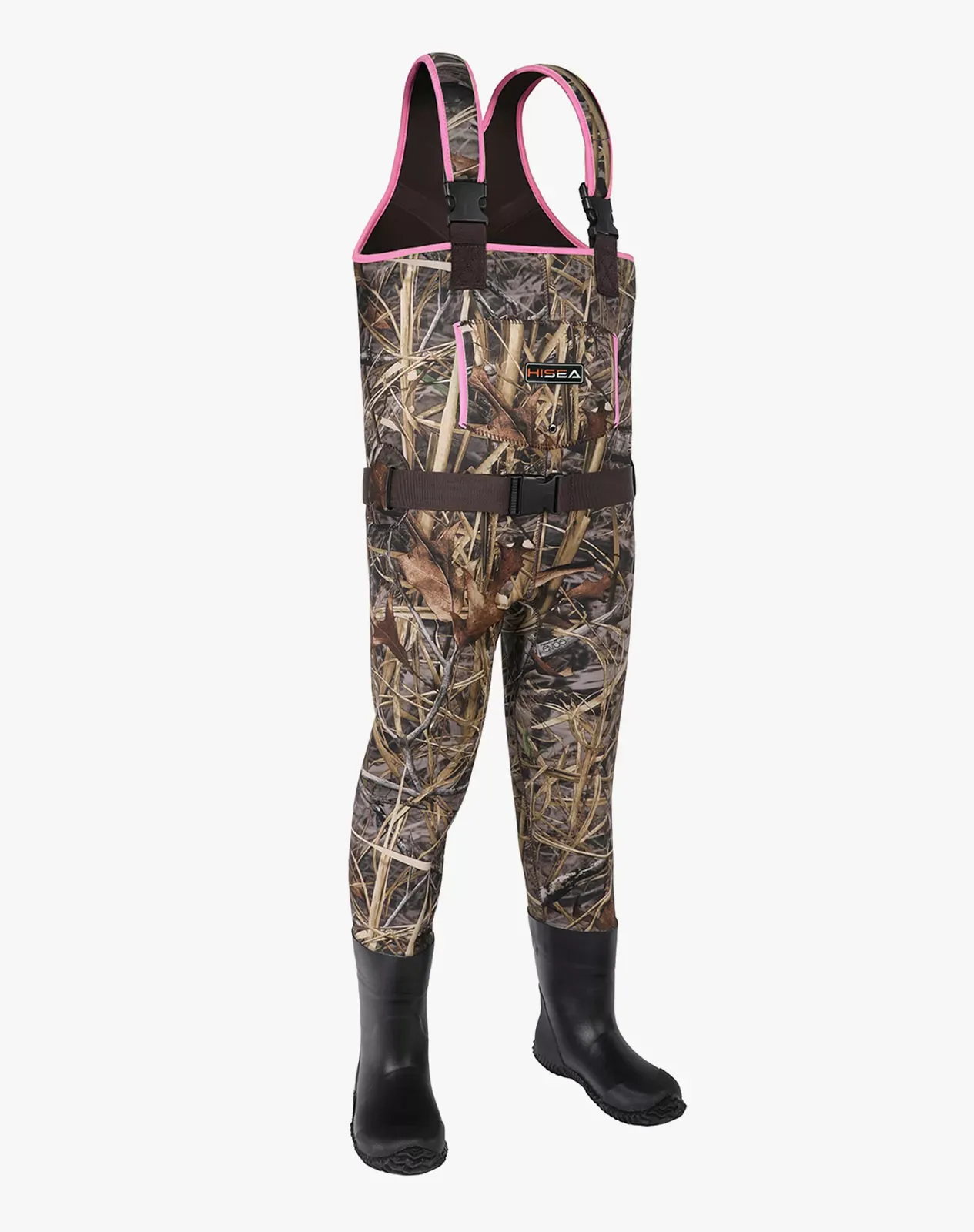 Pink Kids'Neoprene Chest Waders for XSY05TCP image 2