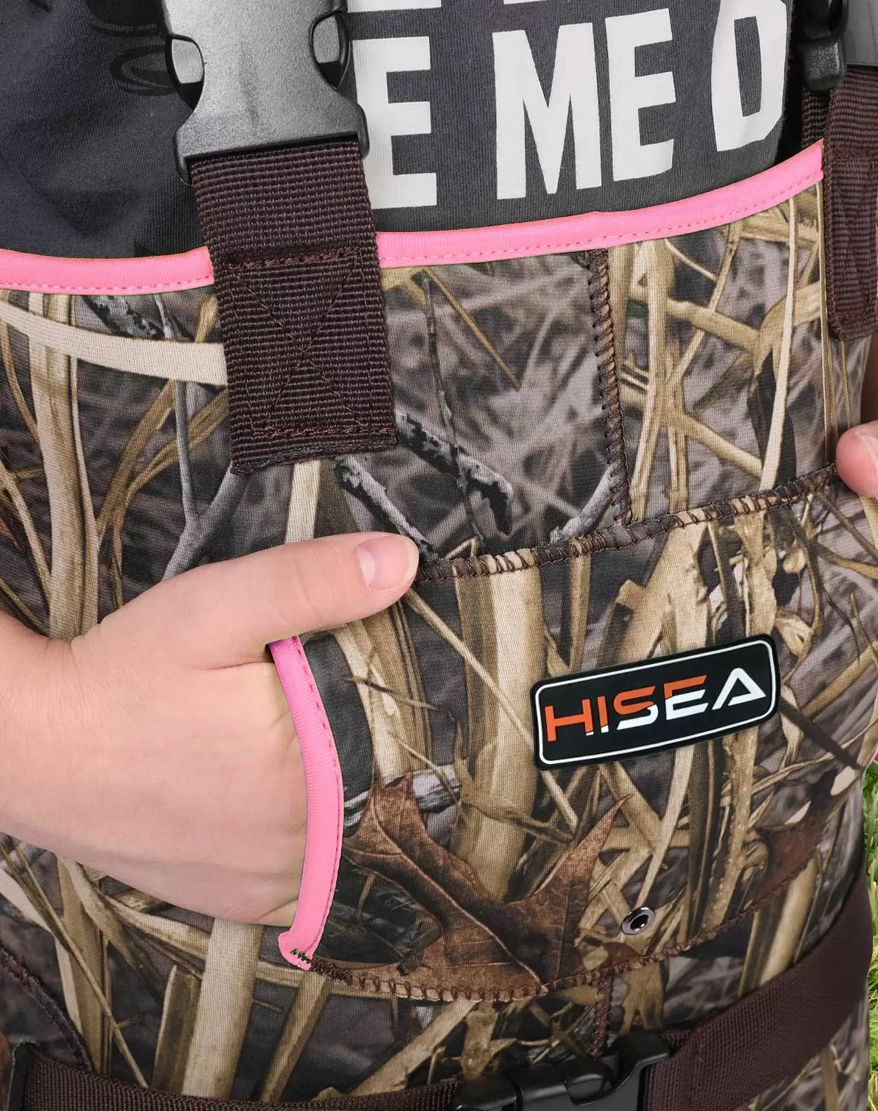 Pink Kids'Neoprene Chest Waders for XSY05TCP image 4