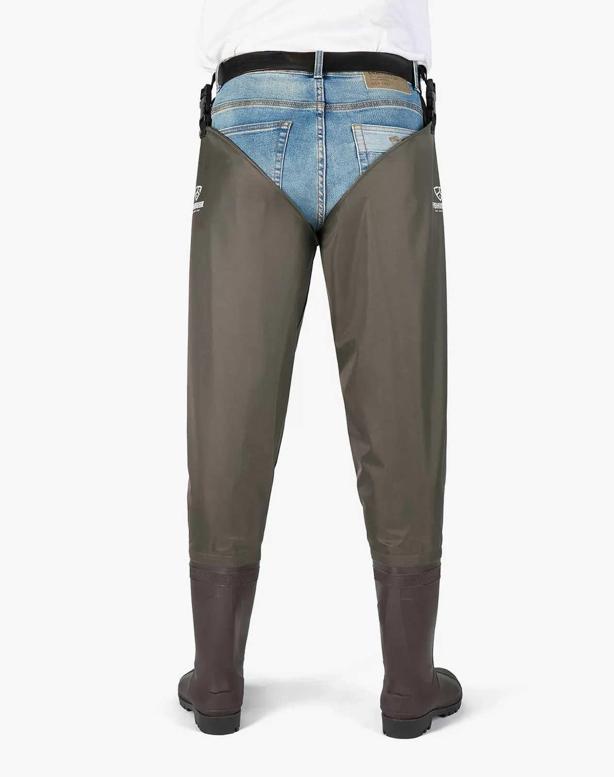 Brown Fishing Hip Waders for XSY1801CP image 3