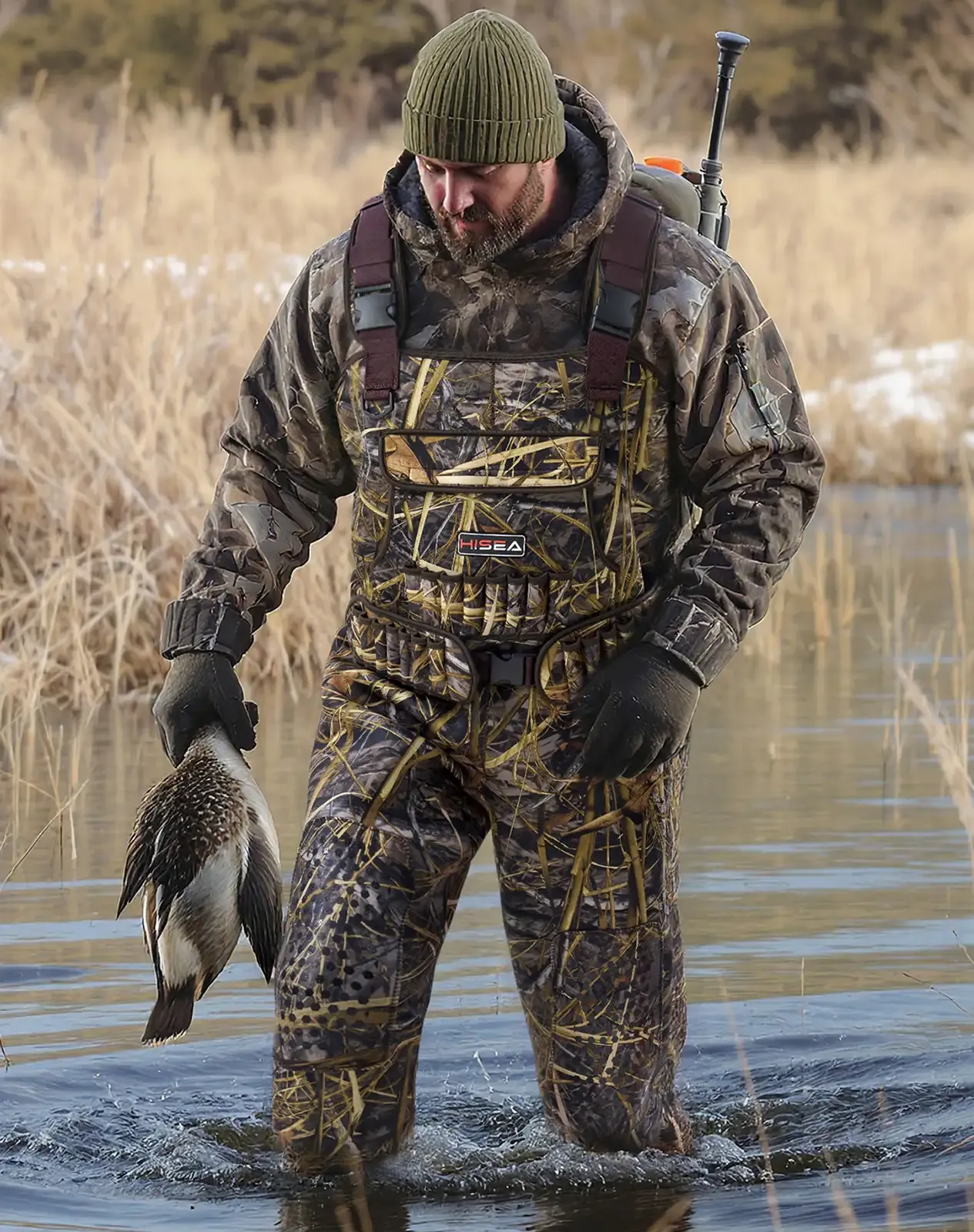 Camouflage 4.5mm Insulated Neoprene Waders for XSY45ACP image 6