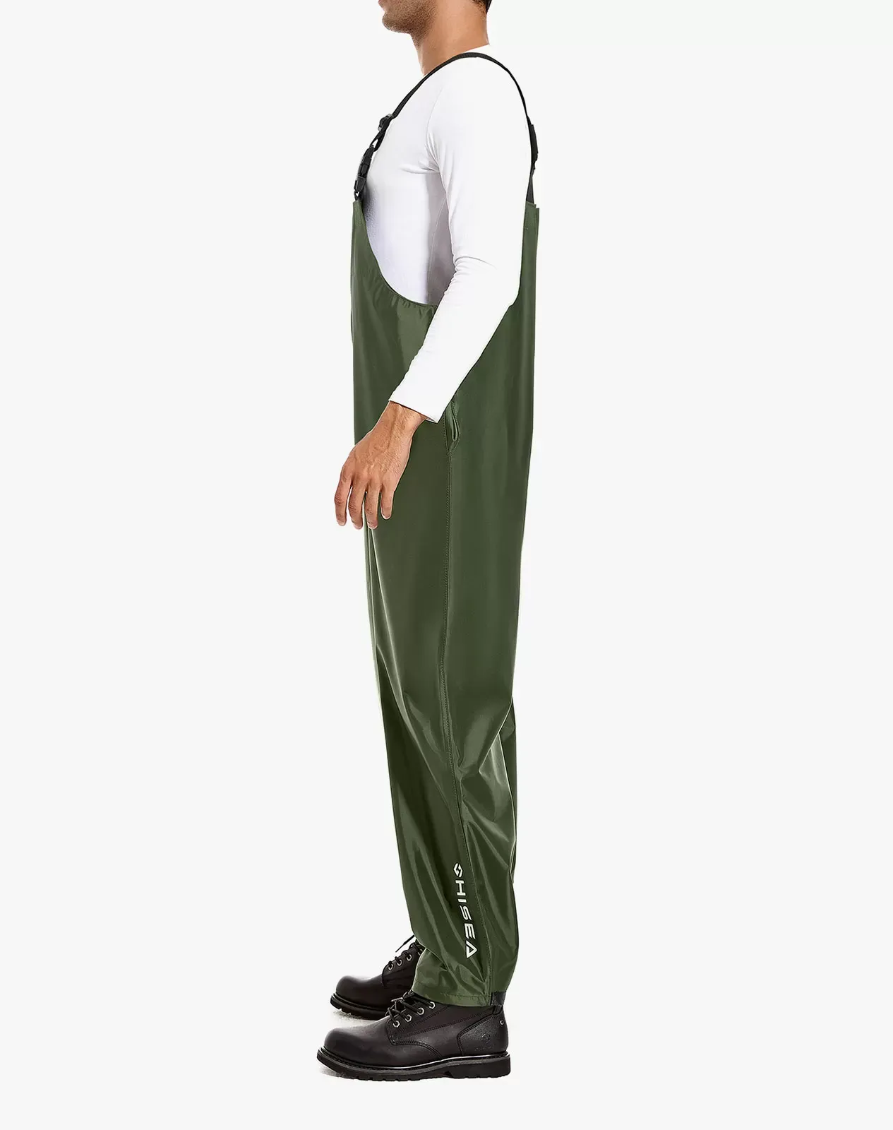 Green Men's PVC Waterproof Waders for XSY62ACP image 2