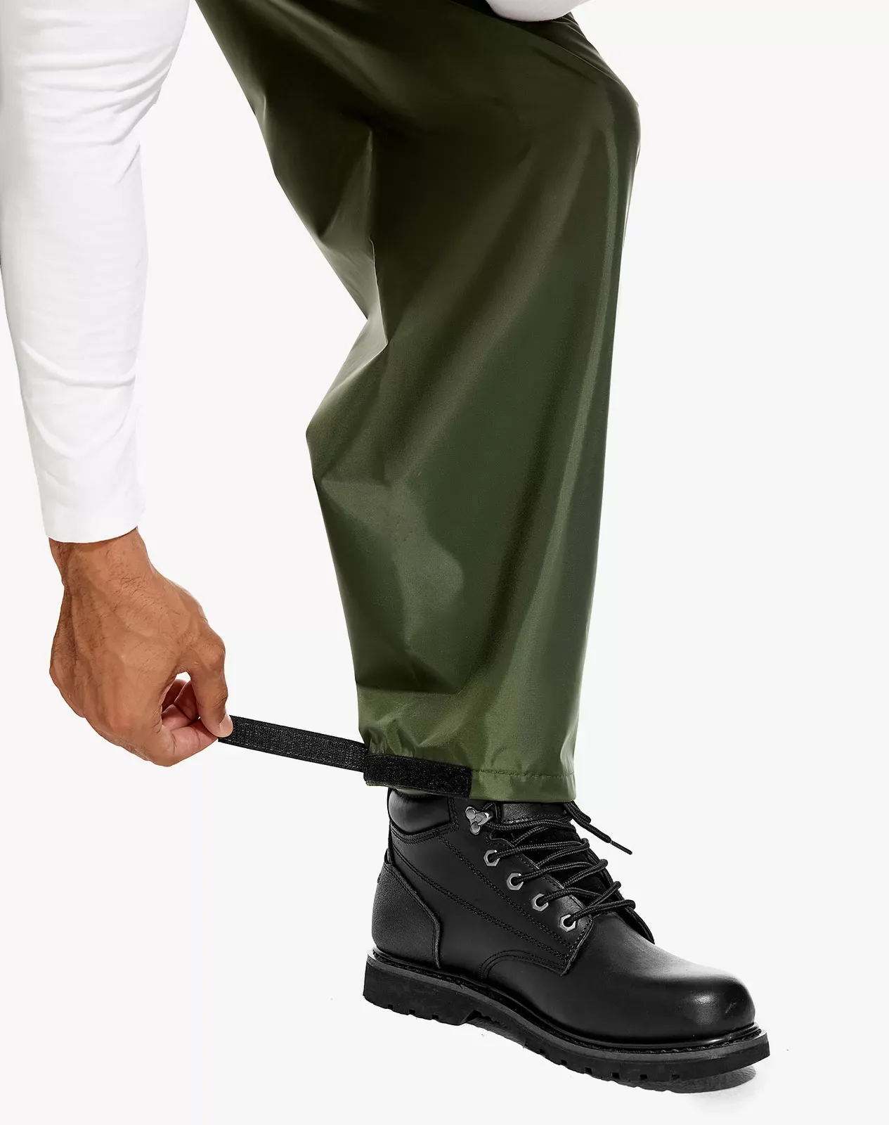 Green Men's PVC Waterproof Waders for XSY62ACP image 4