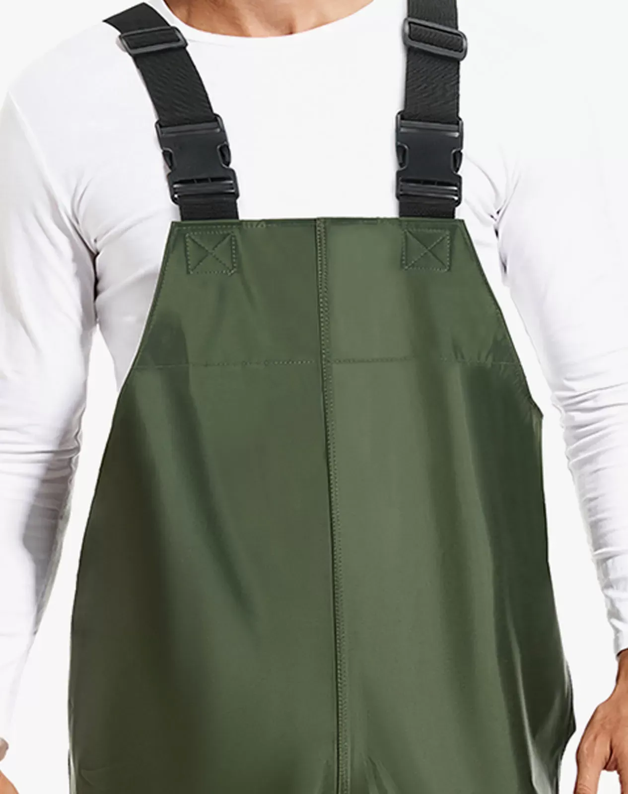 Green Men's PVC Waterproof Waders for XSY62ACP image 6