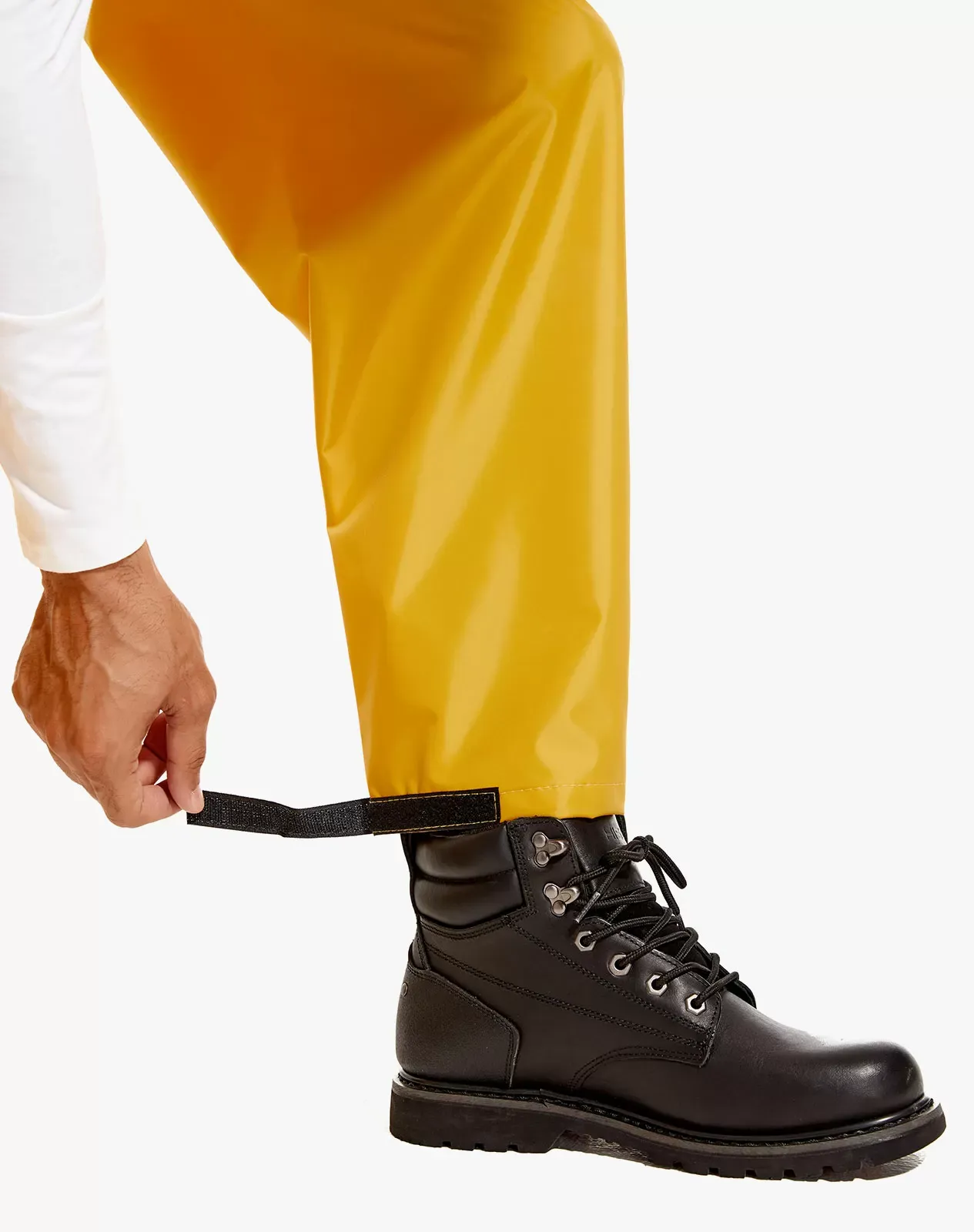 Yellow Men's PVC Waterproof Waders for XSY62ACP image 4